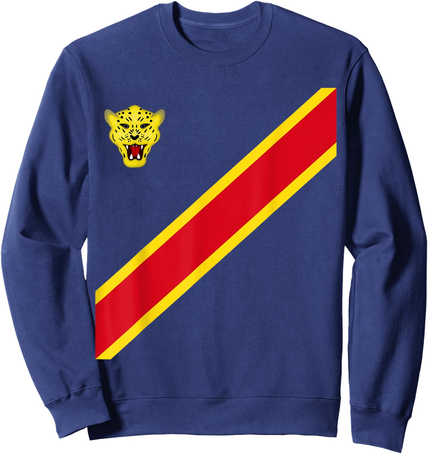 Congo Football Souvenir Flag Of DRC Leopards Proud Congolese Sweatshirt - Sweatshirt | Navy