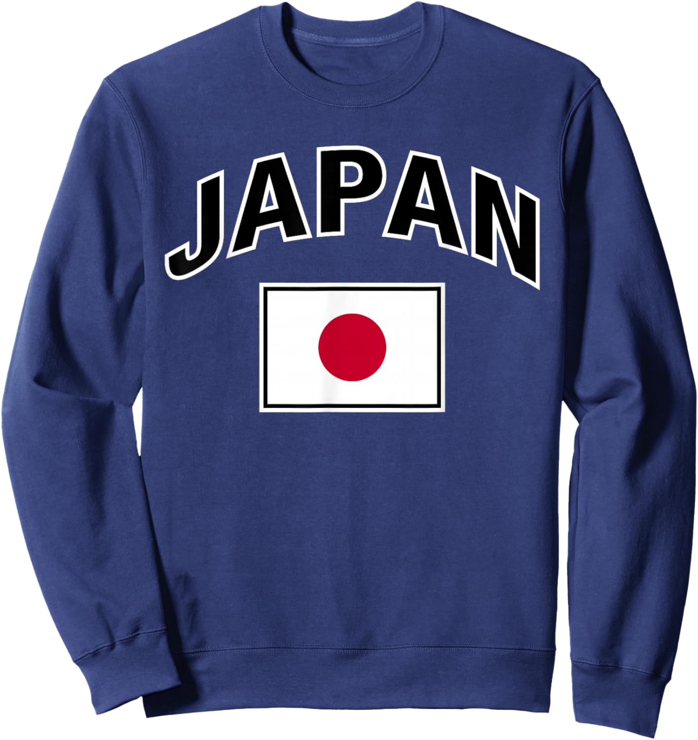 Japan Flag Proud Japanese Sweatshirt - Sweatshirt | Navy