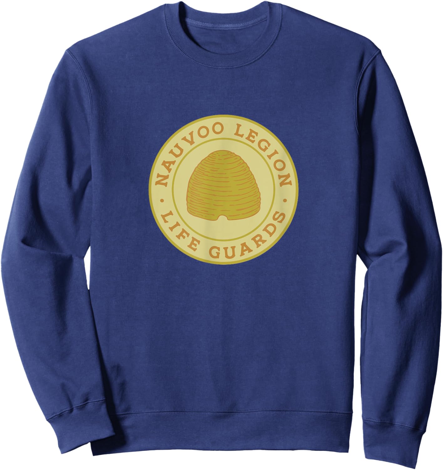 Nauvoo Legion Life Guards Uniform Button with Beehive Sweatshirt - Sweatshirt | Navy