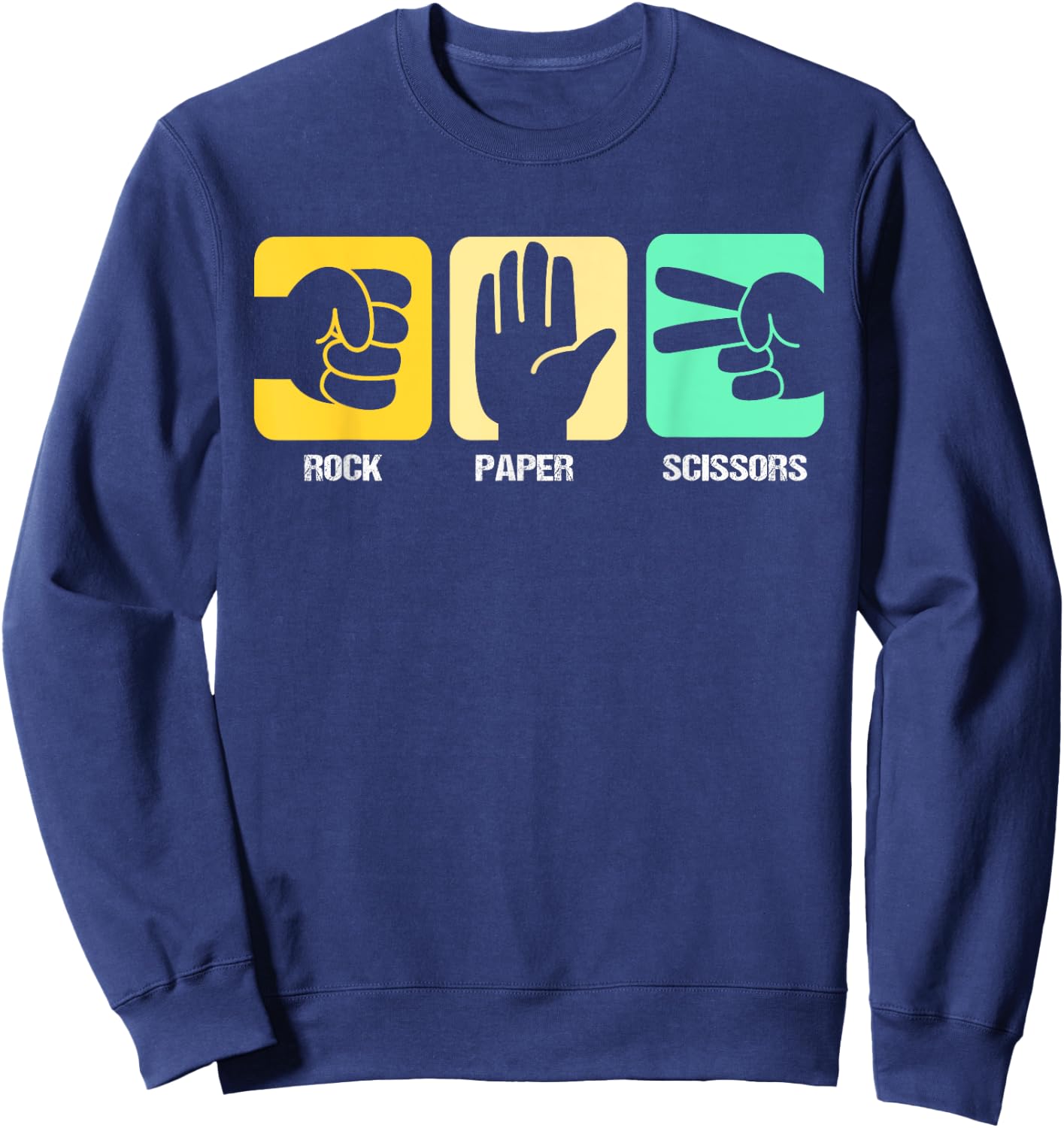Rock Paper Scissors Sweatshirt - Sweatshirt | Navy