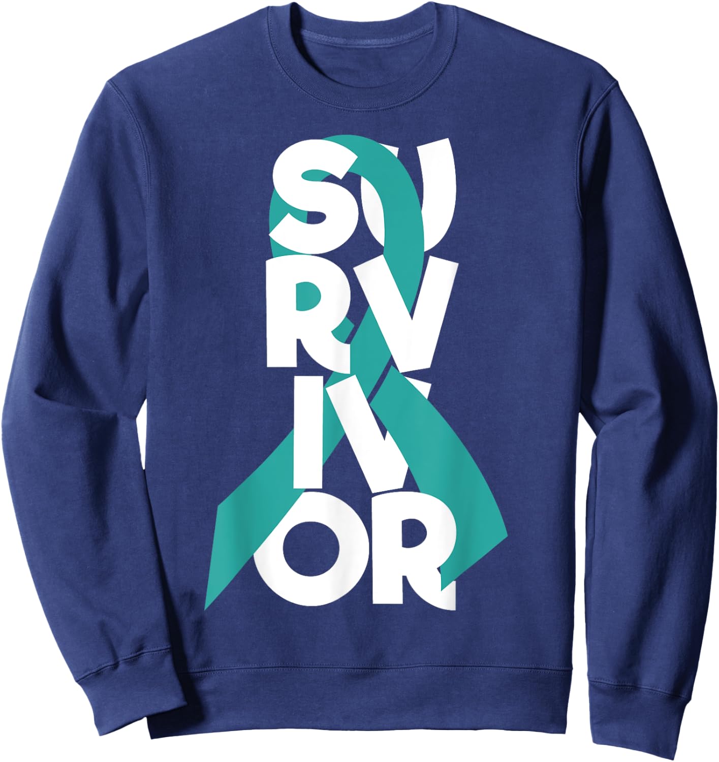 Sexual Assault Awareness SAA Survivor Gift Sweatshirt - Sweatshirt | Navy
