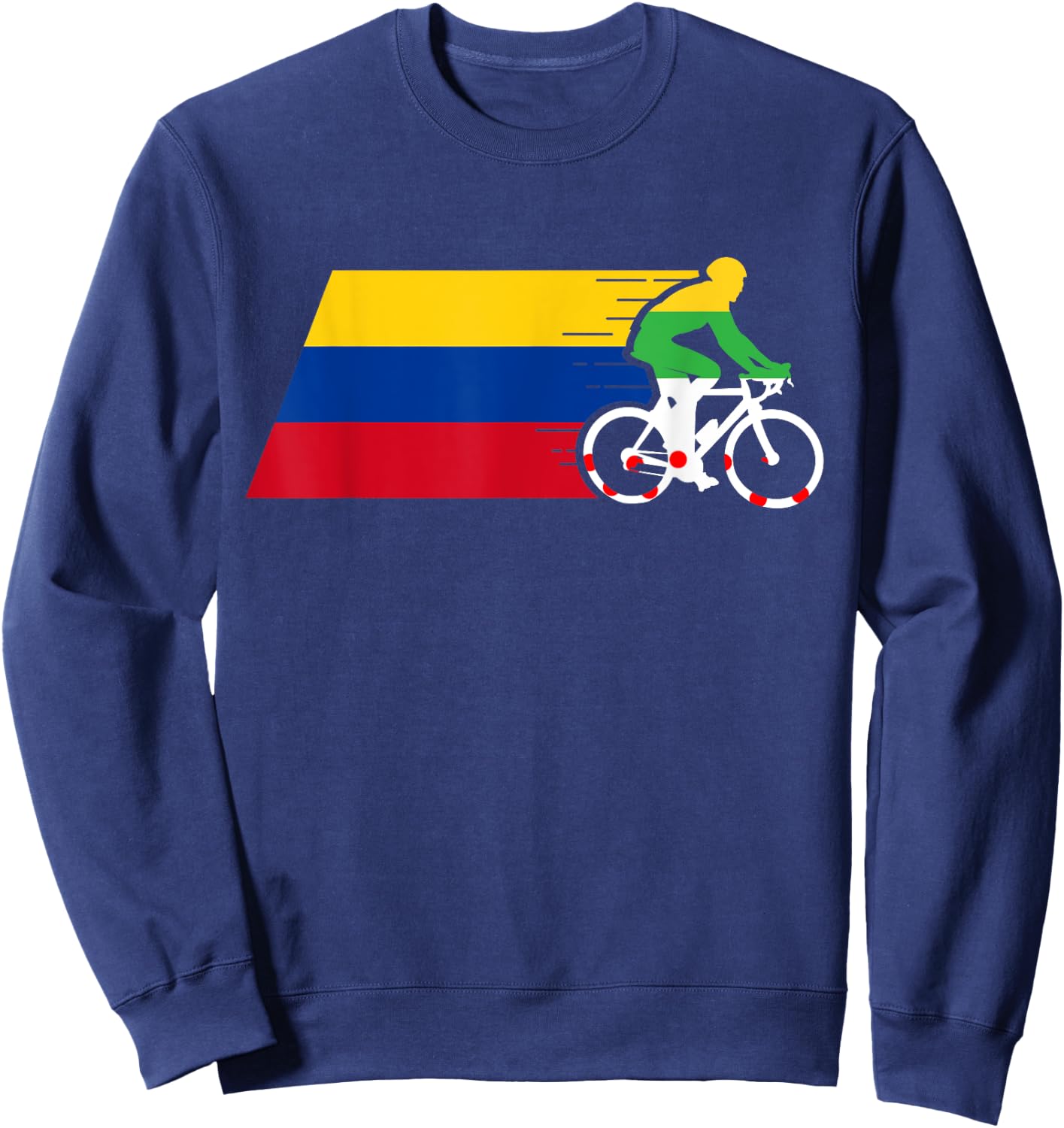 France Bicycle 2021 or French Road Race in Tour France Sweatshirt - Sweatshirt | Navy