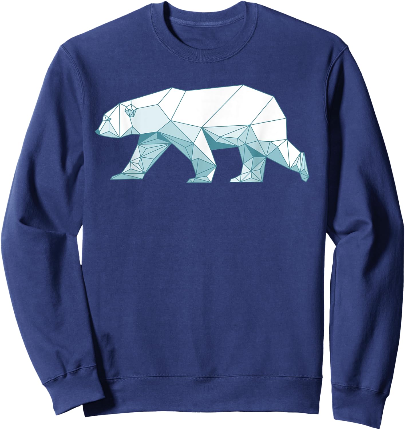 Cool Polar Bear Design Women Arctic Polar Bear Lover Sweatshirt - Sweatshirt | Navy