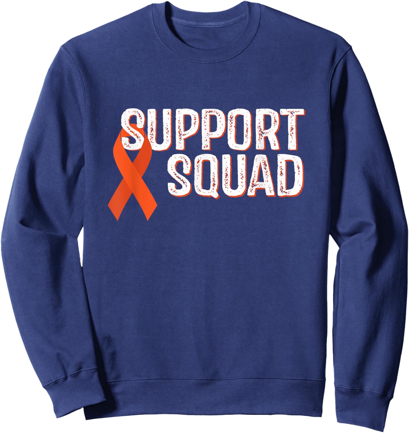 Leukemia Awareness Support Squad Sweatshirt - Sweatshirt | Navy