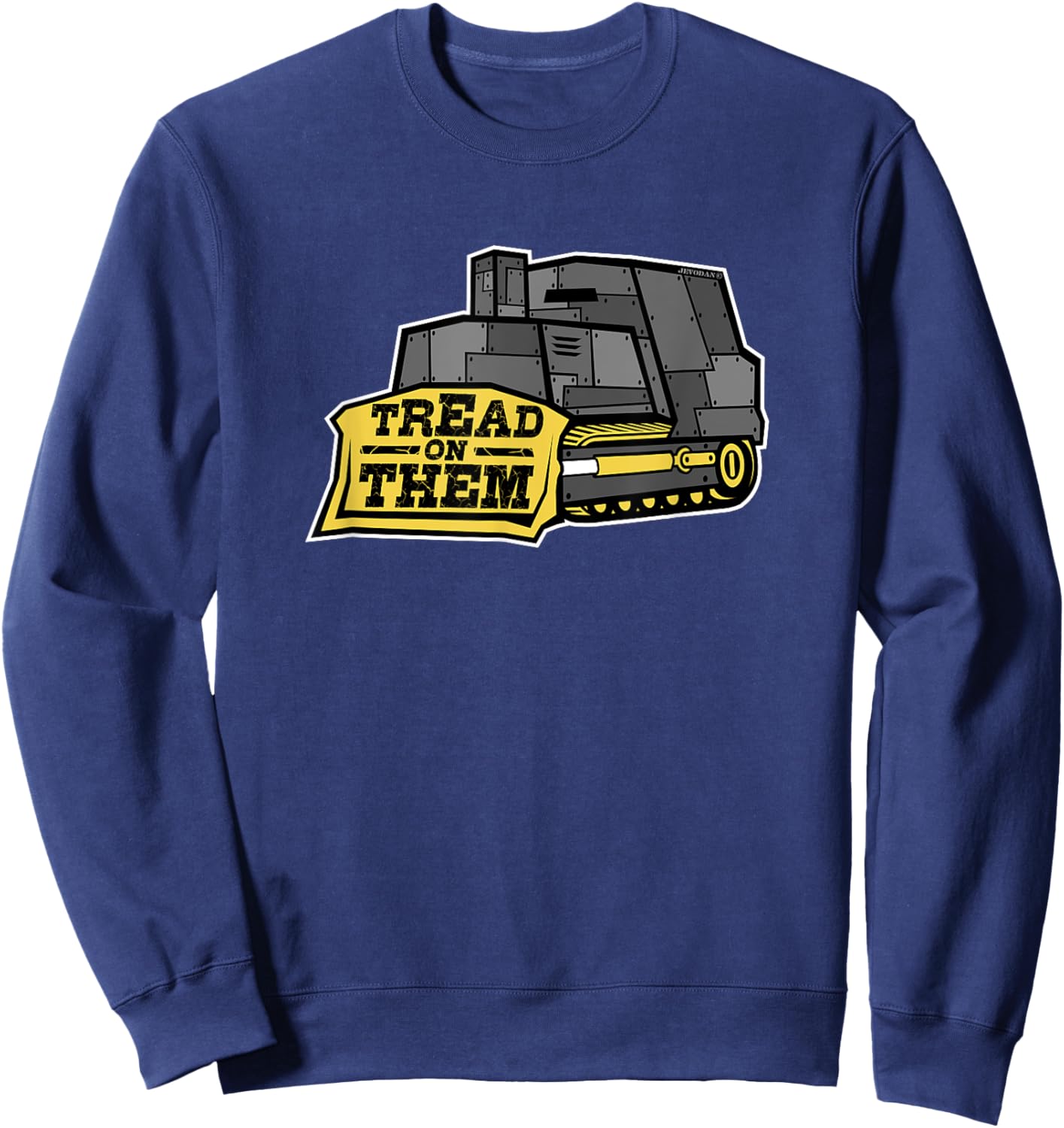 TREAD ON THEM by JEVODAN Sweatshirt - Sweatshirt | Navy