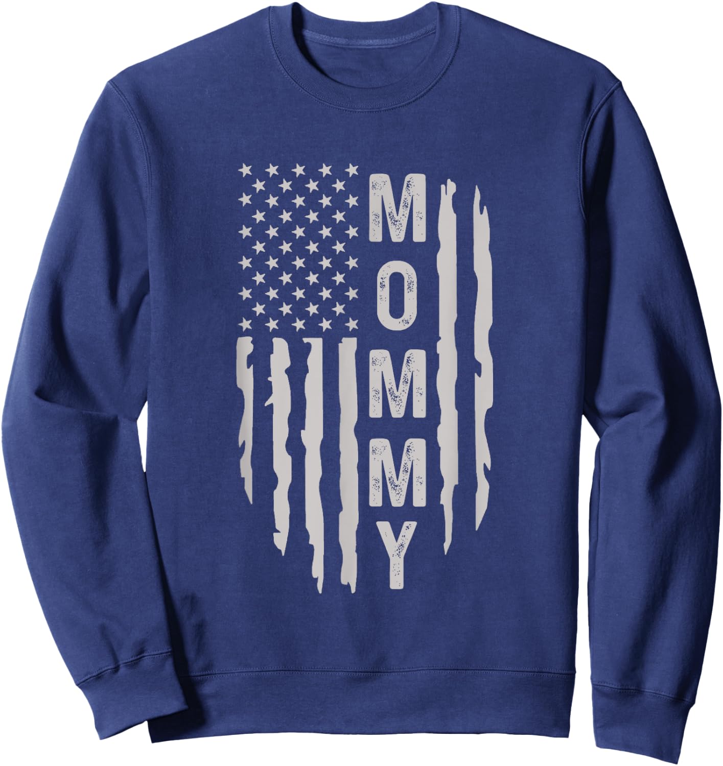 American Mommy USA Flag Sweatshirt - Sweatshirt | Navy