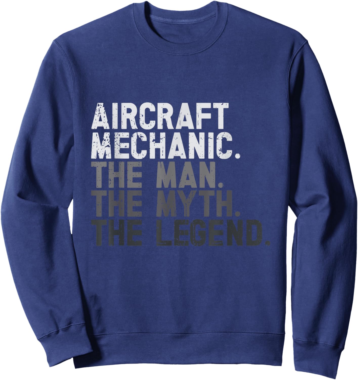 Airplane Mechanic Aircraft Maintenance Pilot Technician Sweatshirt - Sweatshirt | Navy