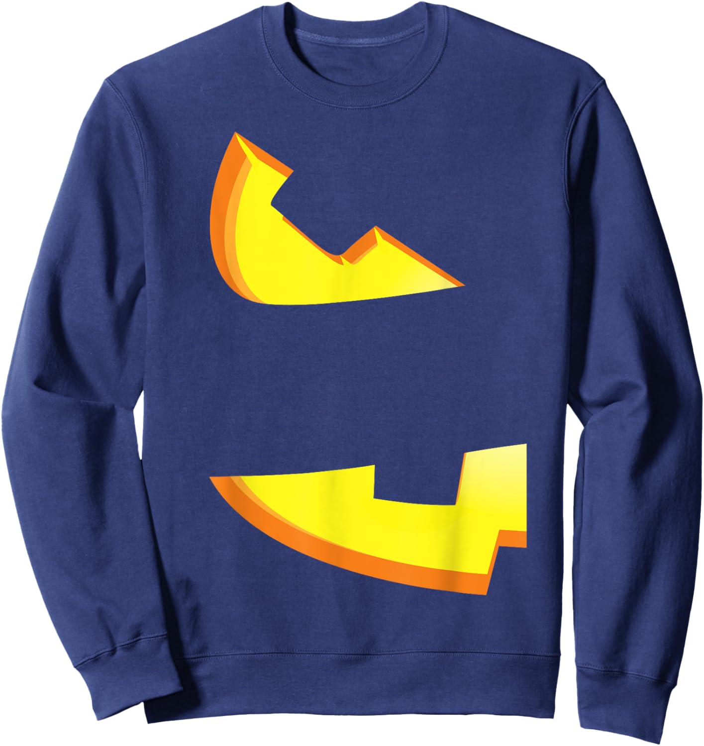 Halloween Jack-O'-Lantern Matching Couple Costume Gift Sweatshirt - Sweatshirt | Navy