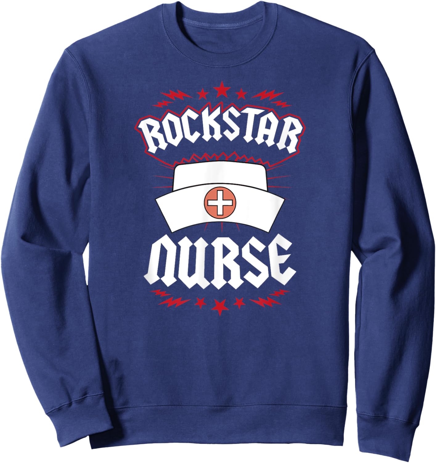 Rockstar Nurse Sweatshirt - Sweatshirt | Navy