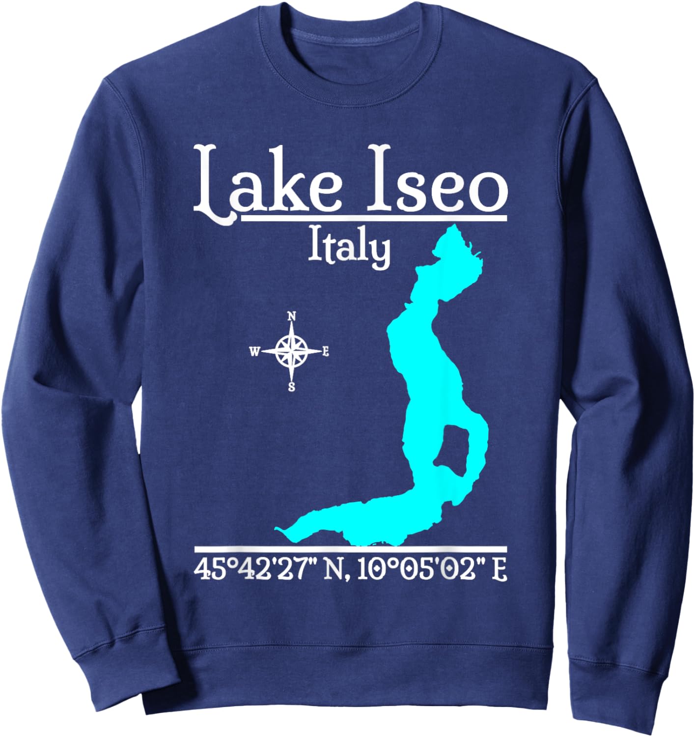 Lake Iseo - Italy Sweatshirt - Sweatshirt | Navy