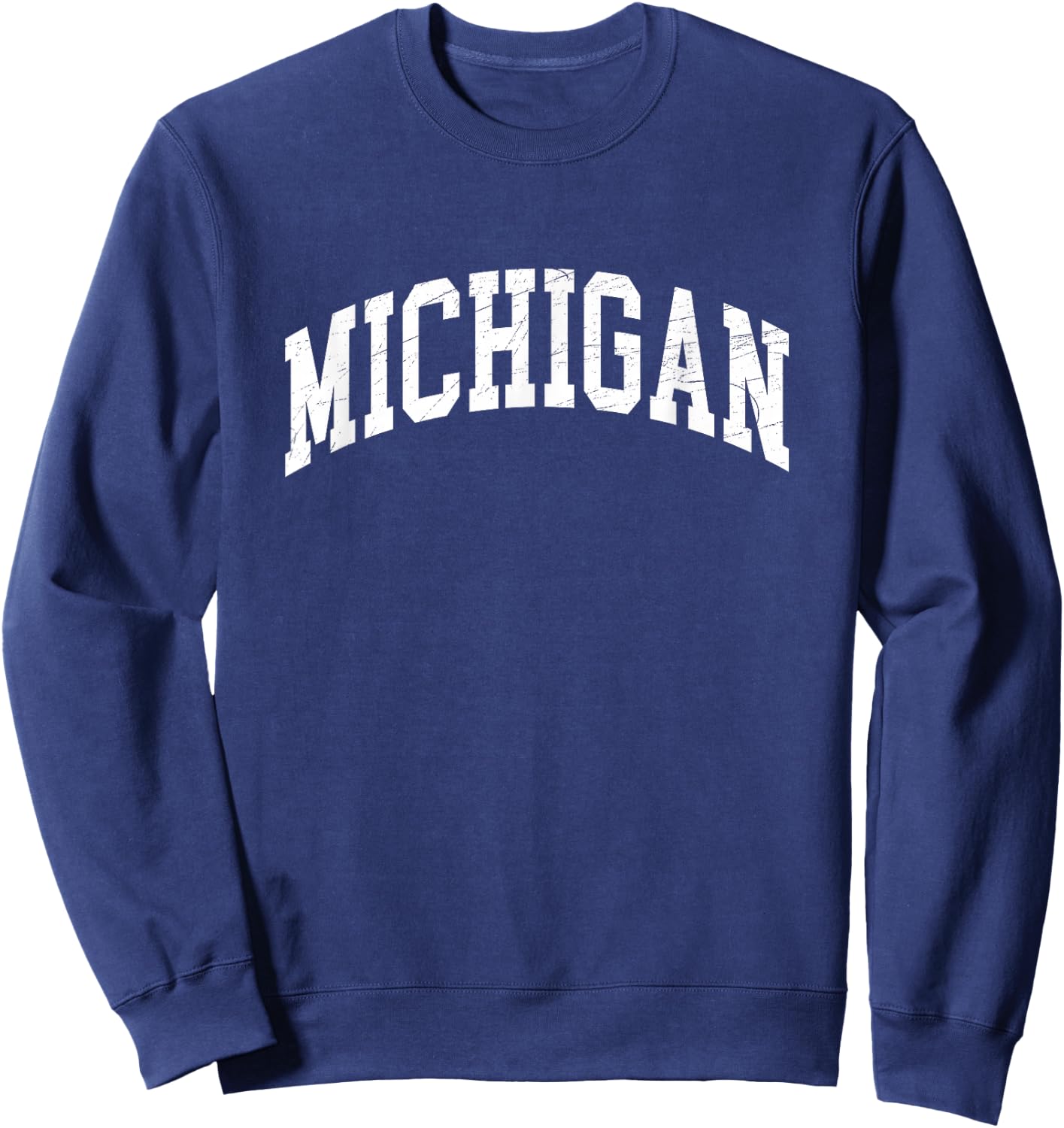 Michigan - Worn Design - Classic Sweatshirt - Sweatshirt | Navy