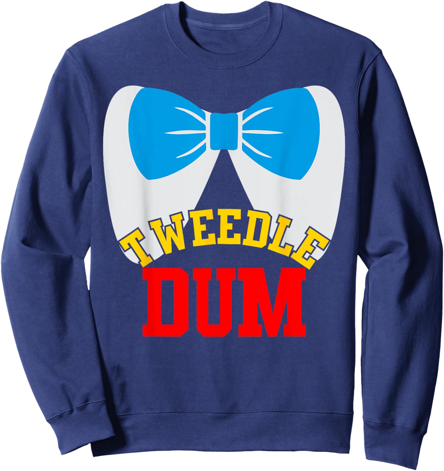 Tweedle Dee Dum funny matching halloween costume for couples Sweatshirt - Sweatshirt | Navy