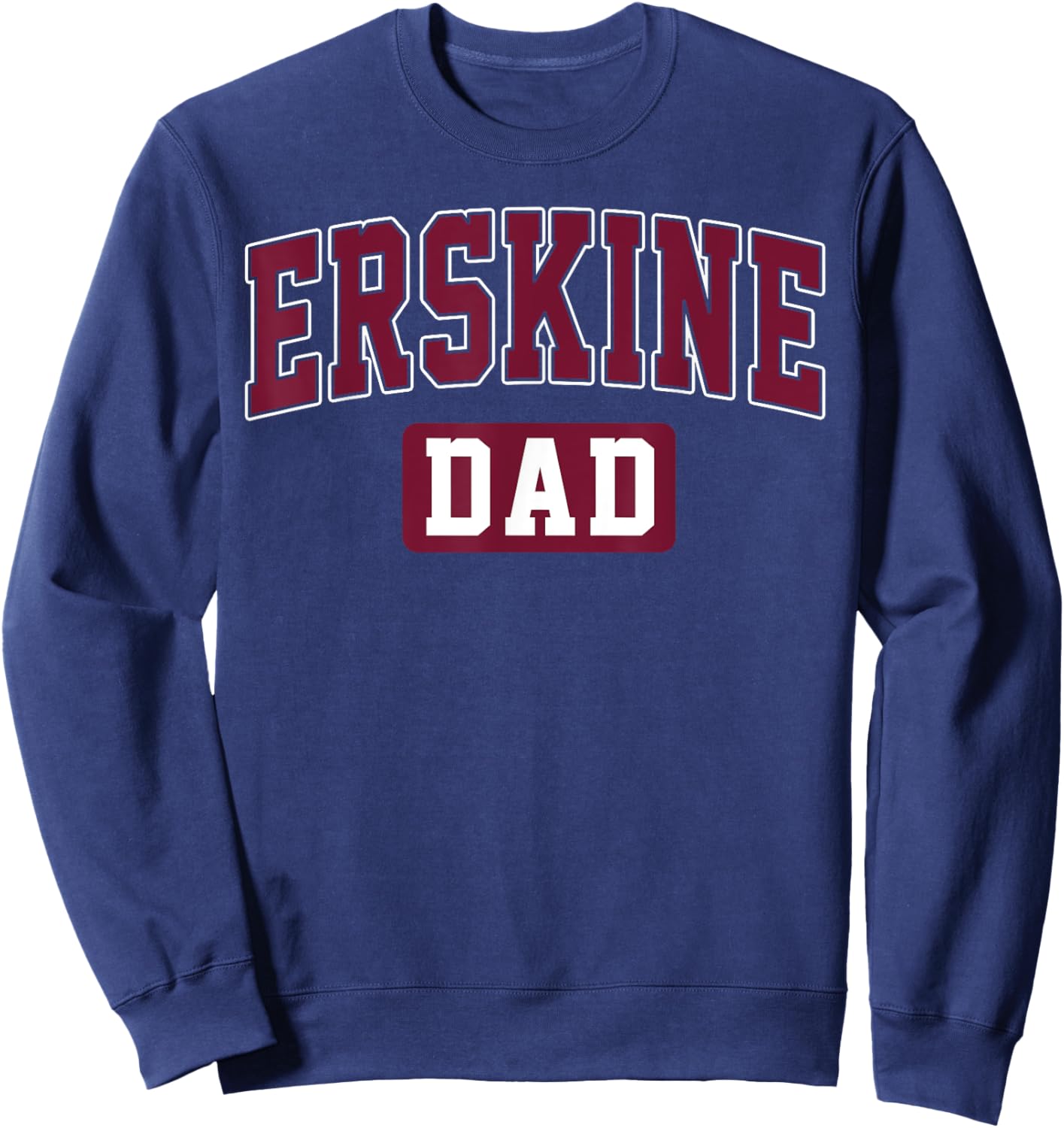 ERSKINE College Dad Arch Vintage Design Father Men Family Sweatshirt - Sweatshirt | Navy