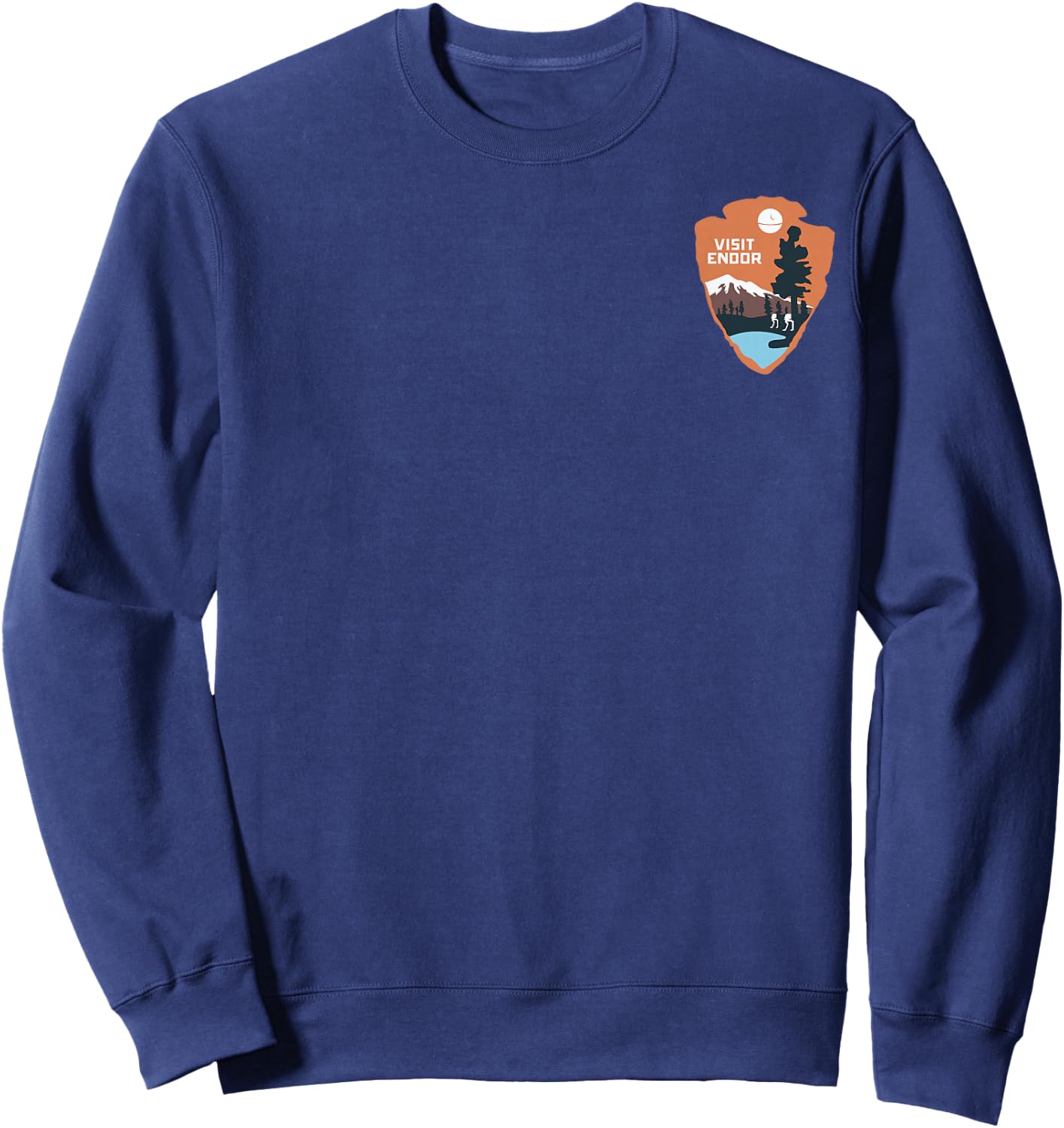 Star Wars Visit Endor Left Chest Sweatshirt - Sweatshirt | Navy
