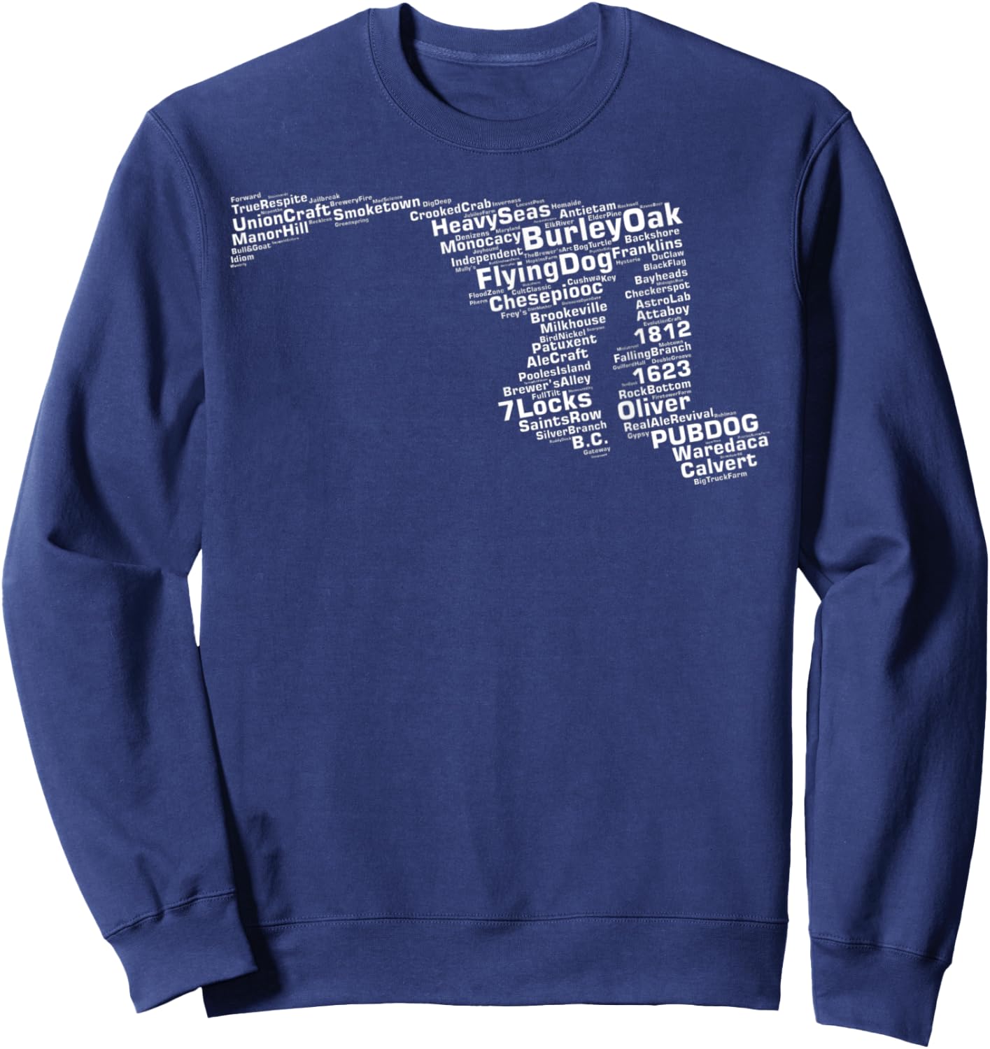Maryland Breweries Sweatshirt - Sweatshirt | Navy