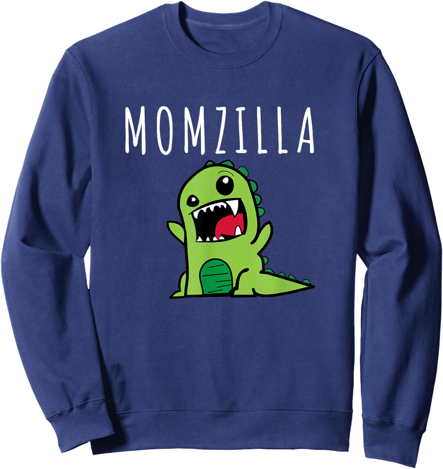 Momzilla Funny Mom Dinosaur Mothers Day Cheeky From The Kids Sweatshirt - Sweatshirt | Navy