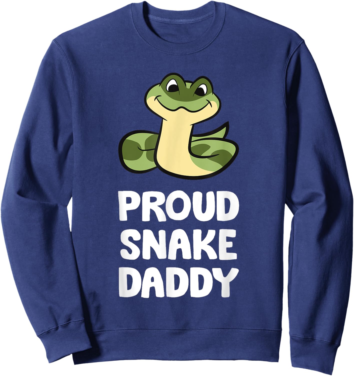 Proud Snake Daddy Sweatshirt - Sweatshirt | Navy