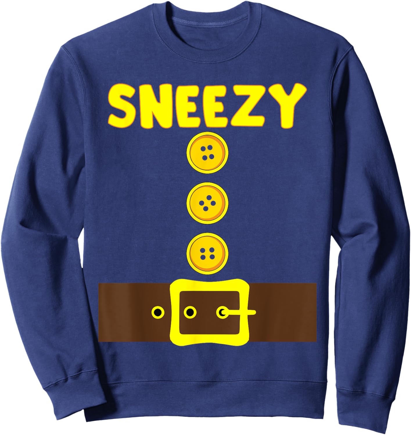 Dwarf Easy Halloween Matching Family Men Women Kids Costume Sweatshirt - Sweatshirt | Navy