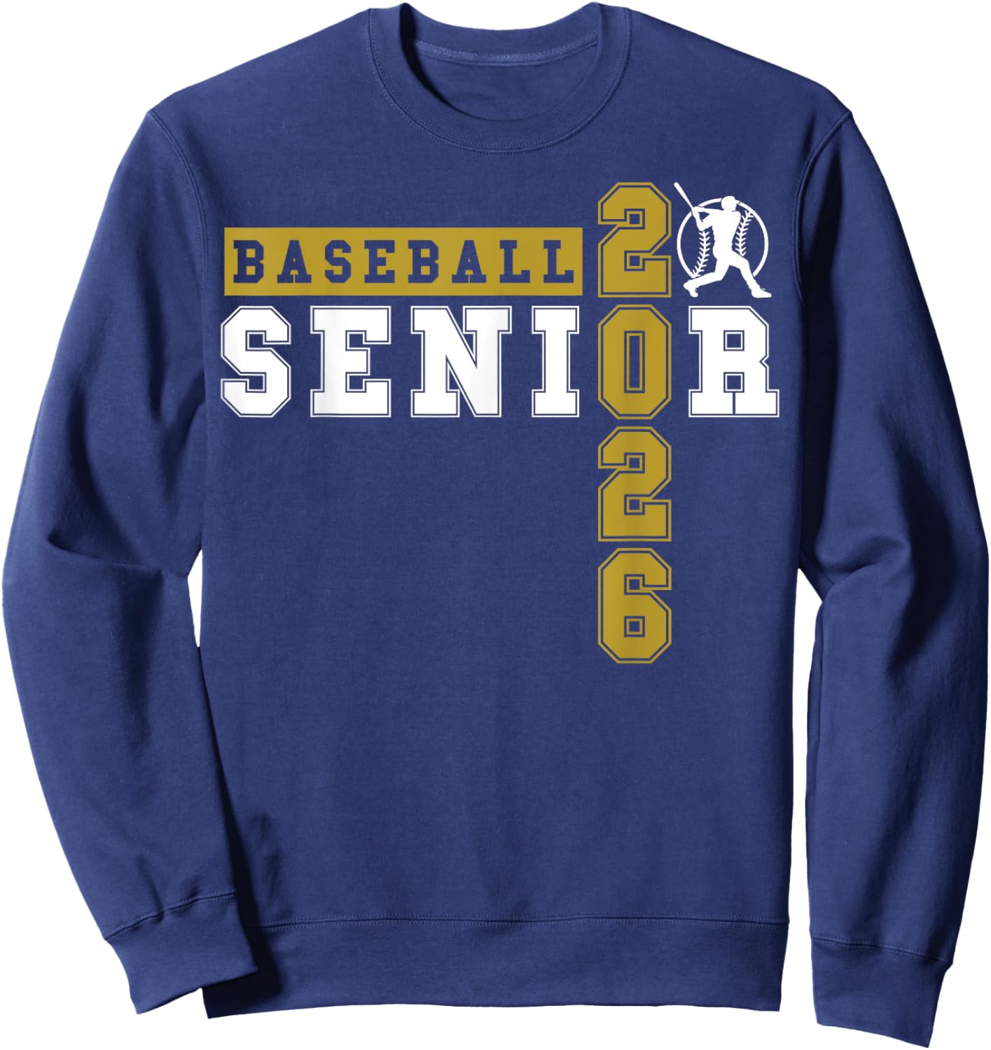 Baseball Senior Night Baseball Senior 2026 Graduation 27 Sweatshirt - Sweatshirt | Navy