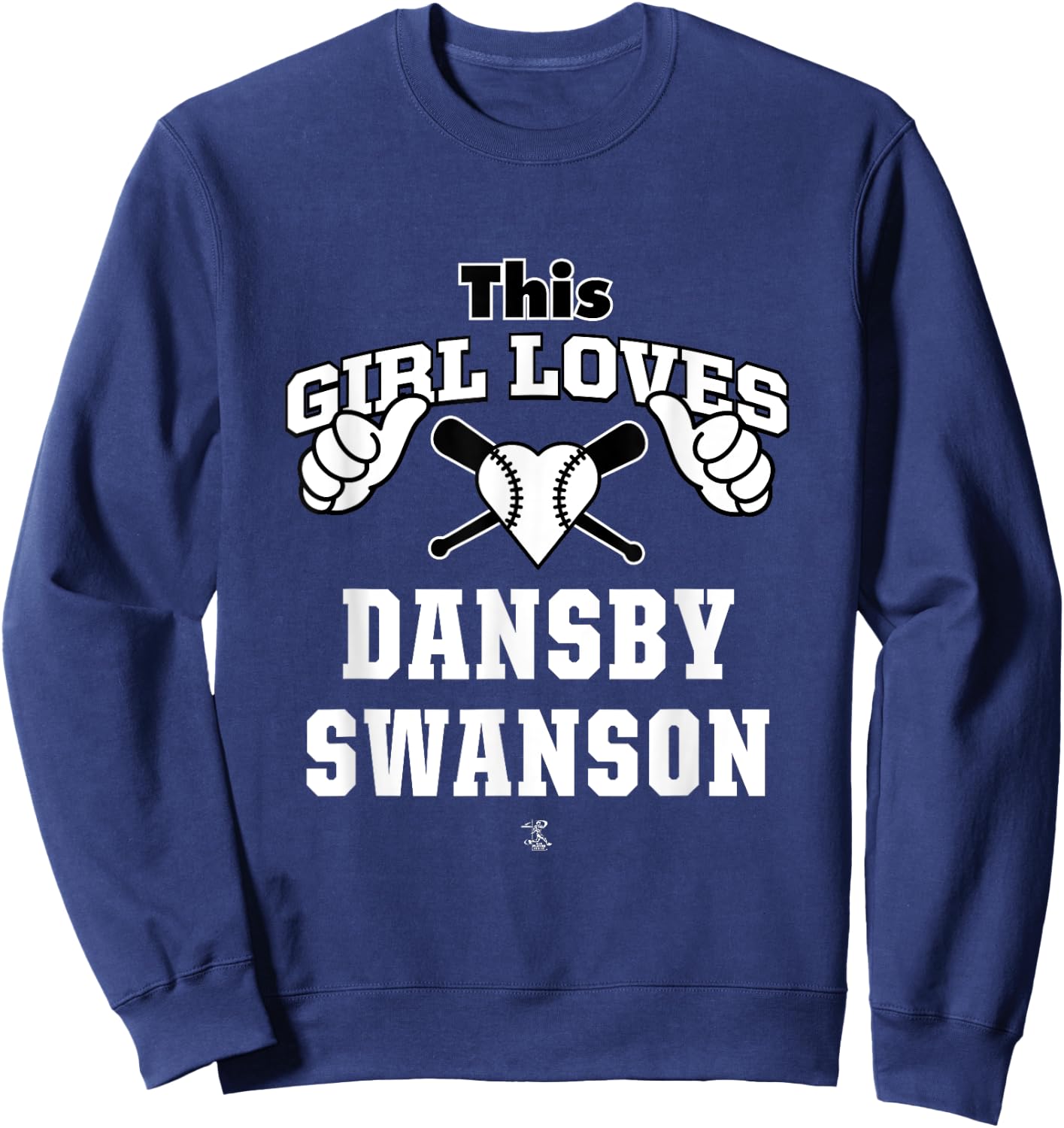 Dansby Swanson This Girl Loves Gameday Sweatshirt - Sweatshirt | Navy