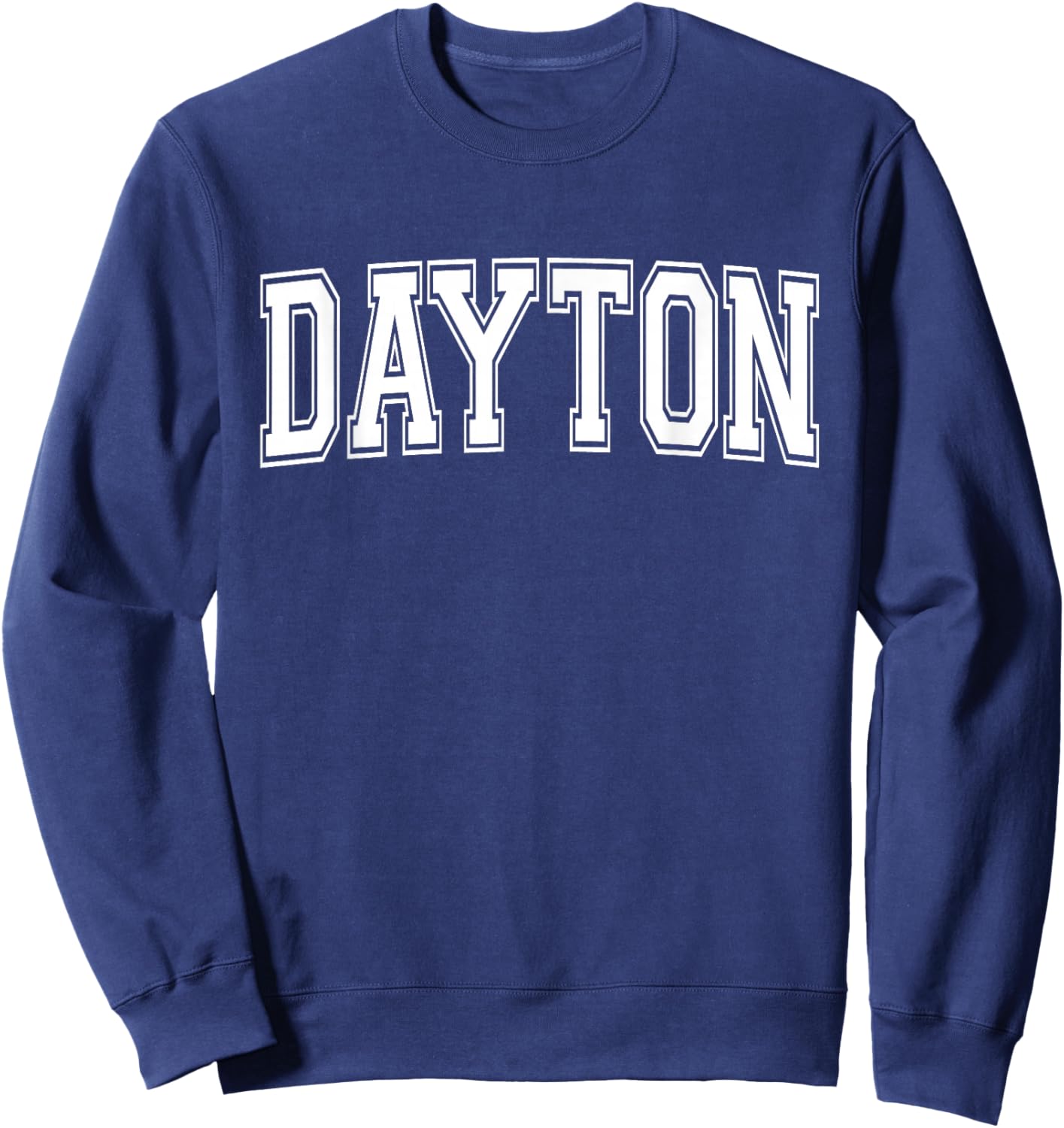 DAYTON OH OHIO USA Vintage Sports Varsity Style Sweatshirt - Sweatshirt | Navy