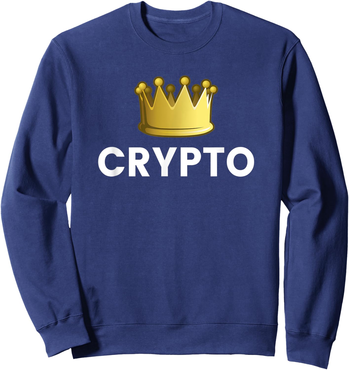 Crypto King Sweatshirt - Sweatshirt | Navy