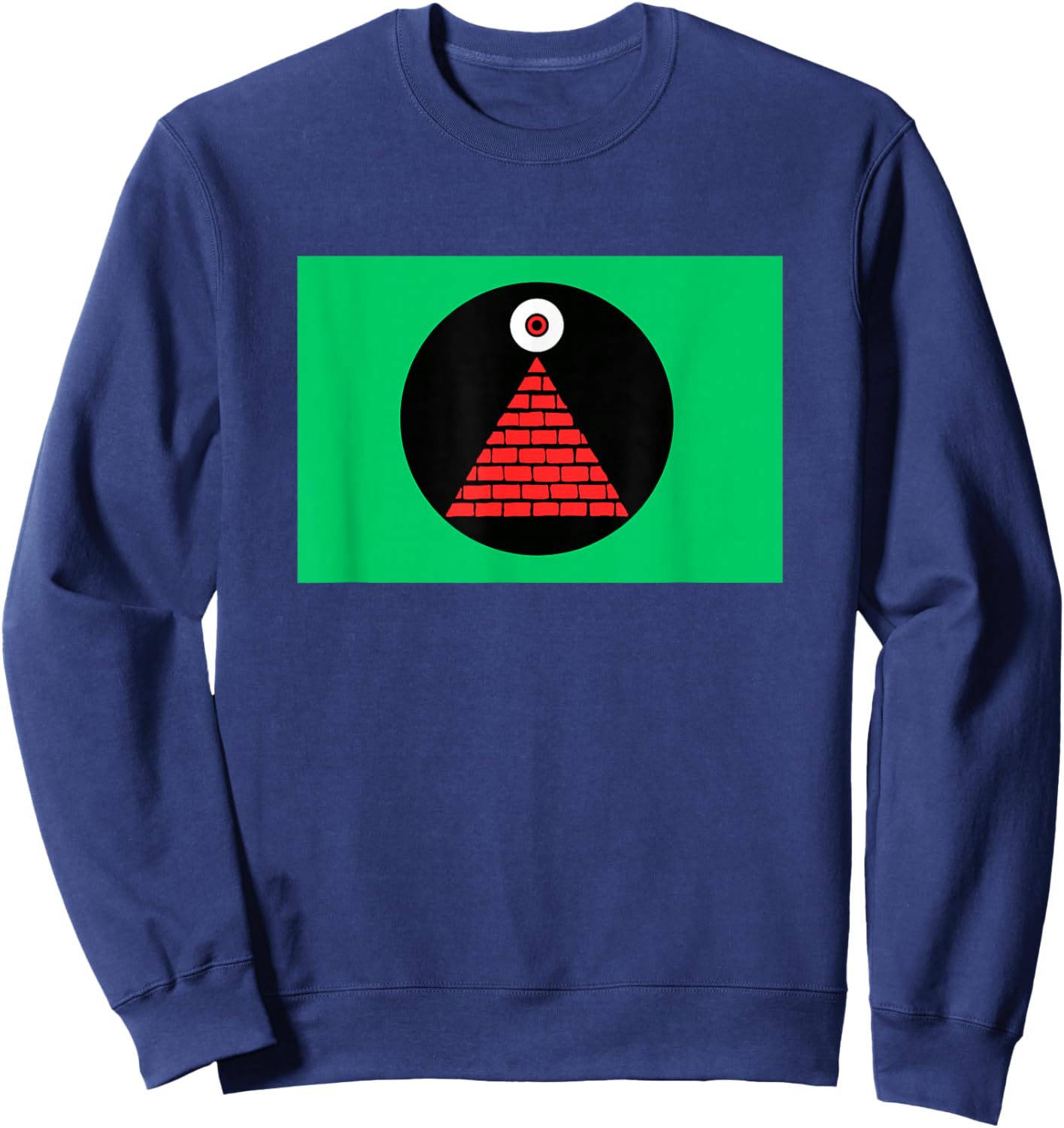 Mars Attacks Flag Shirt Martian Space Alien Sweatshirt - Sweatshirt | Navy