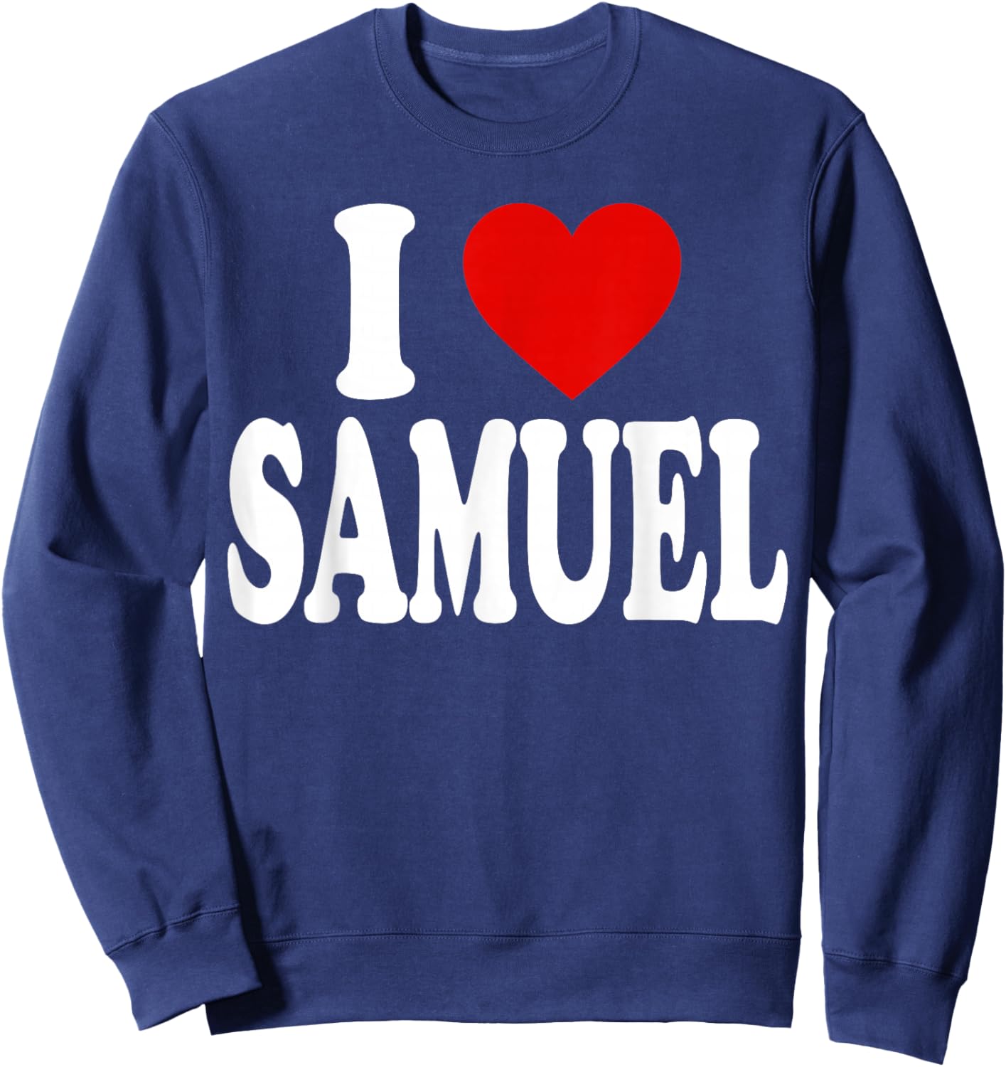 I Heart Love Samuel Sweatshirt - Sweatshirt | Navy