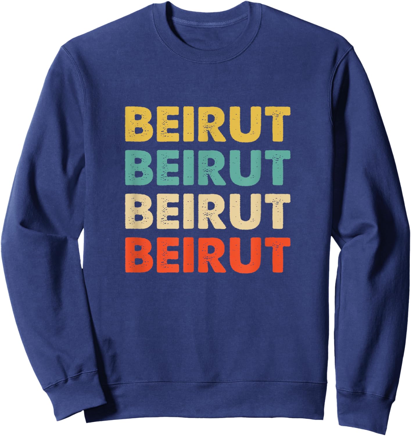 Beirut Lebanon Sweatshirt - Sweatshirt | Navy