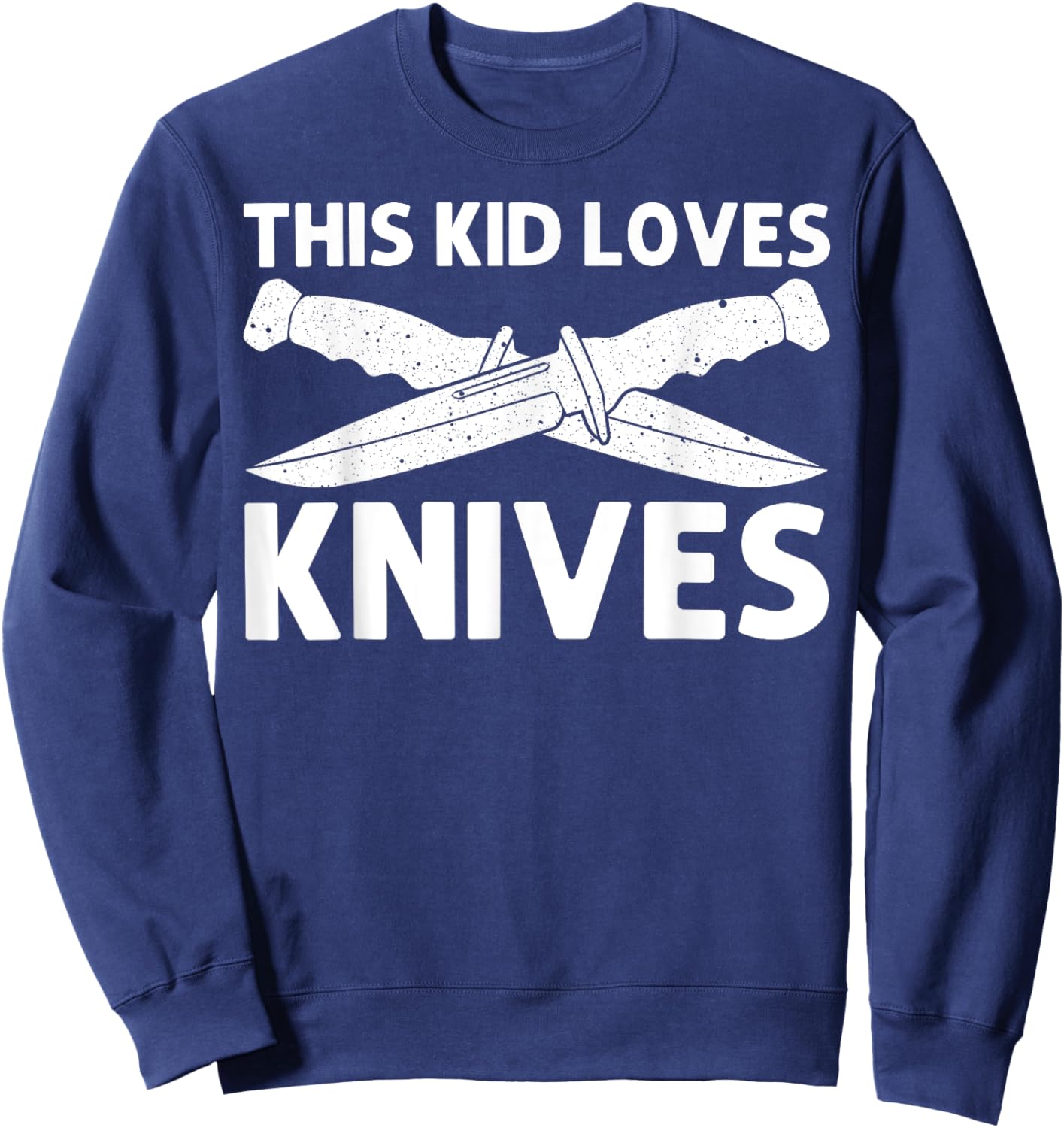 Cute Knife Design For Kids Boys Knife Collector Collection Sweatshirt - Sweatshirt | Navy