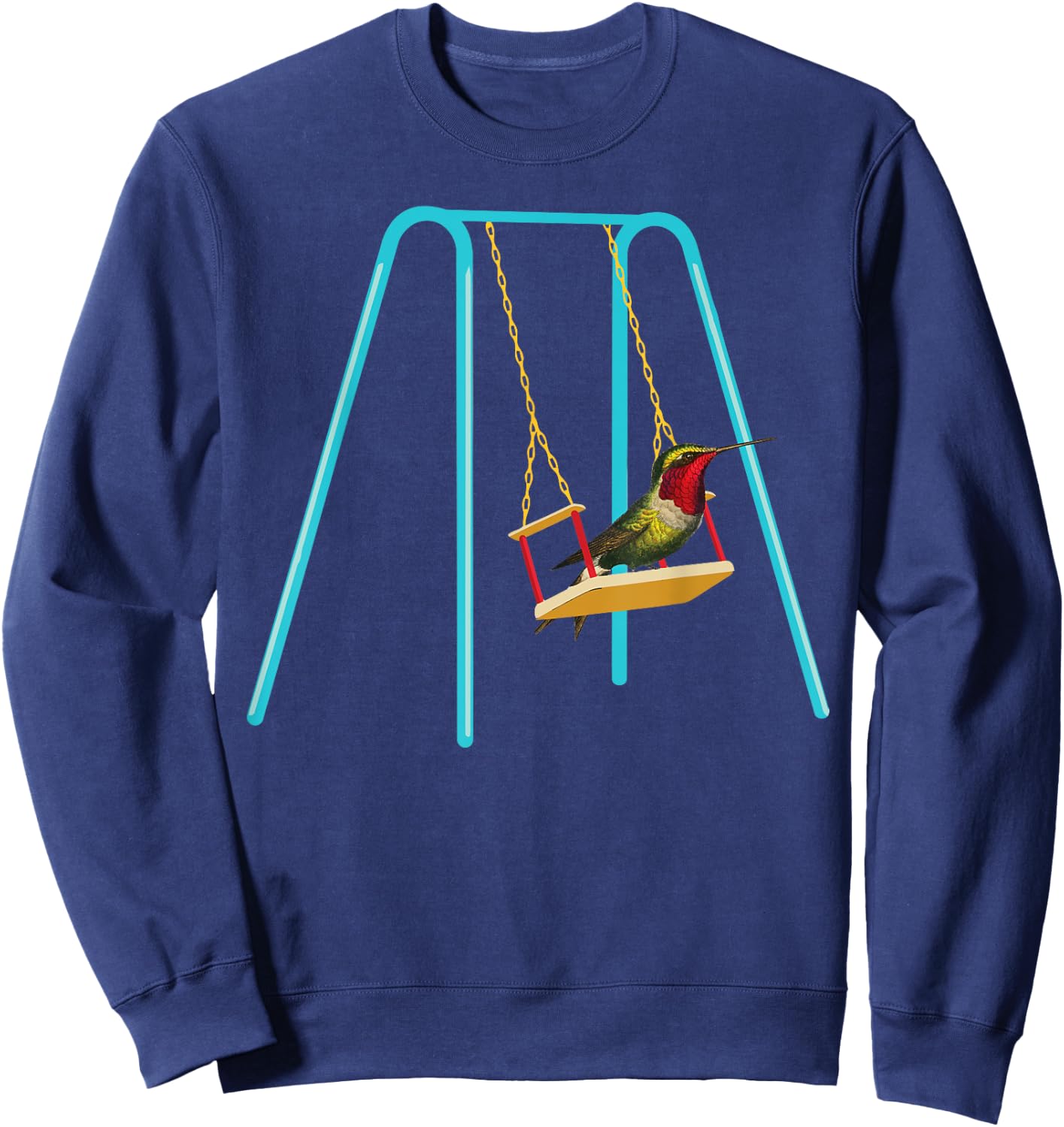 Hummingbird Swing Hummingbird Spirit Animal Sweatshirt - Sweatshirt | Navy