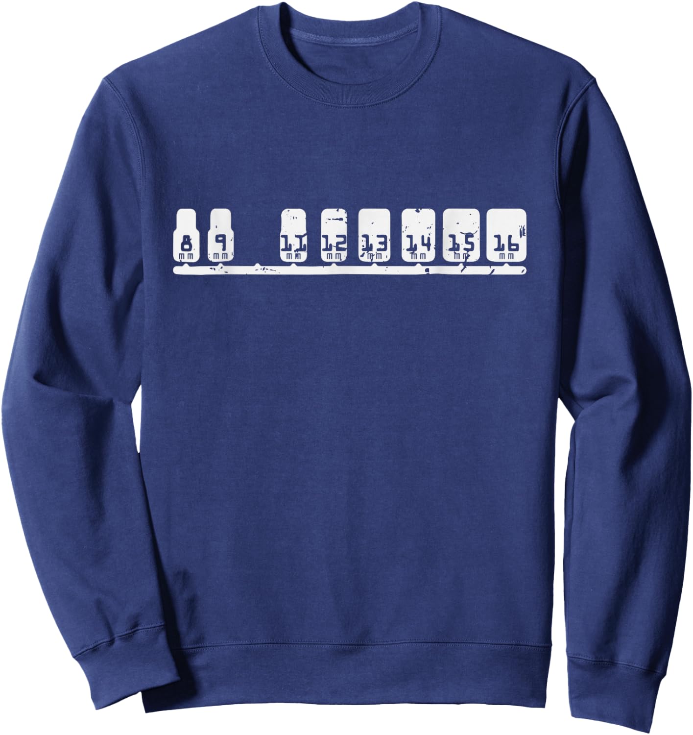 Funny Missing 10 mm Socket Gear Head Mechanic Gift Sweatshirt - Sweatshirt | Navy