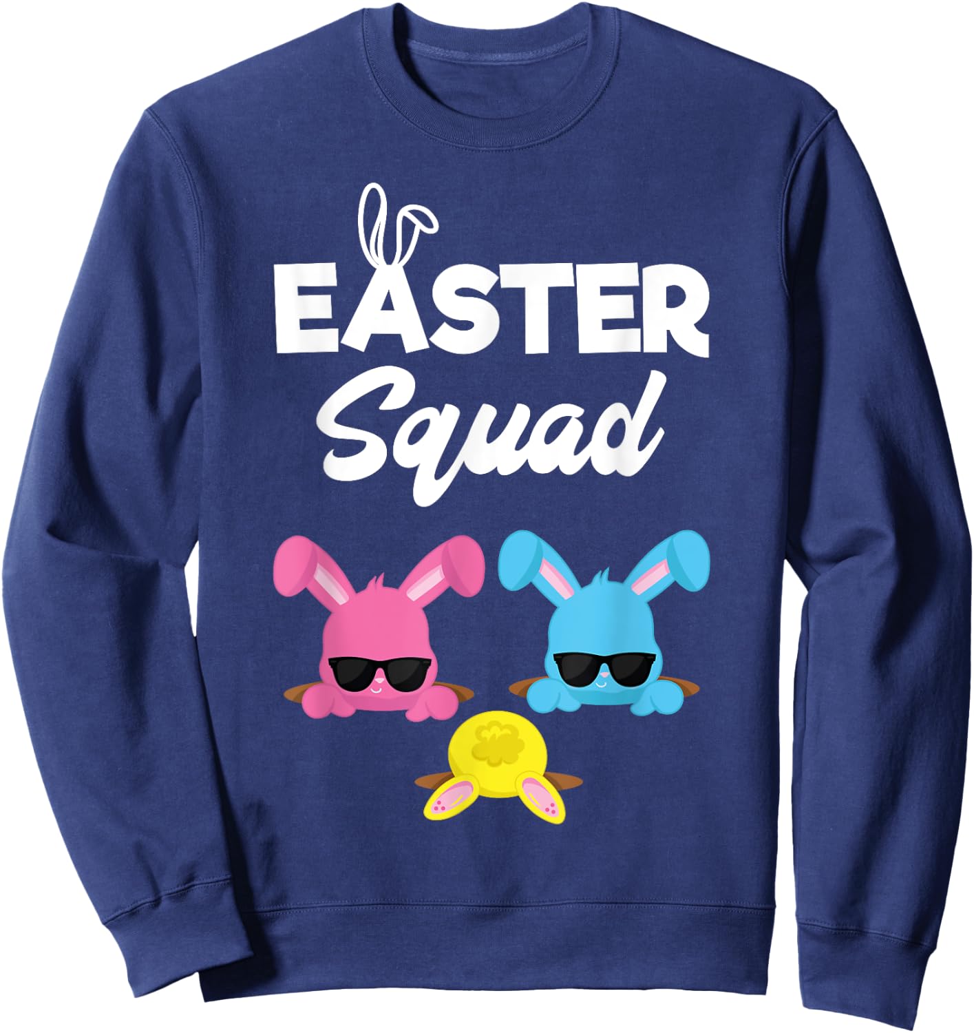 Easter Squad Shirt Family Matching Easter Outfit Egg Hunting Sweatshirt - Sweatshirt | Navy