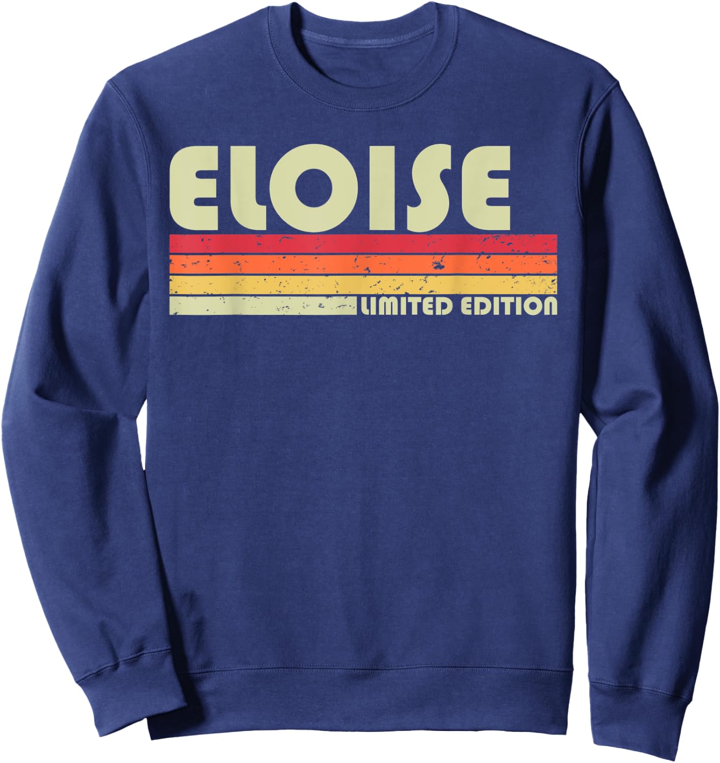 ELOISE Gift Name Personalized Retro Vintage 80s 90s Birthday Sweatshirt - Sweatshirt | Navy