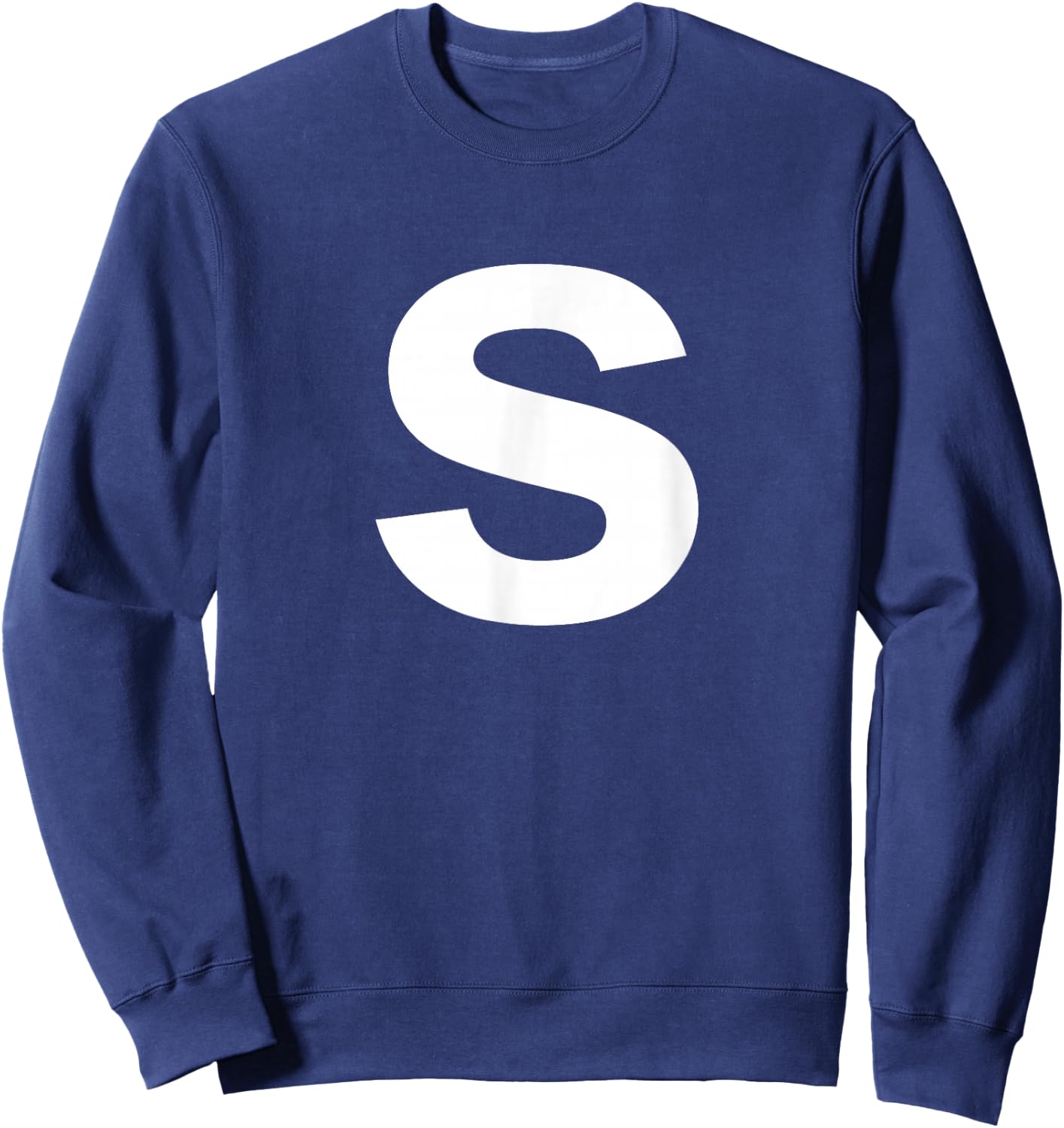 Letter S Shirt Lower Case Alphabet Sweatshirt - Sweatshirt | Navy
