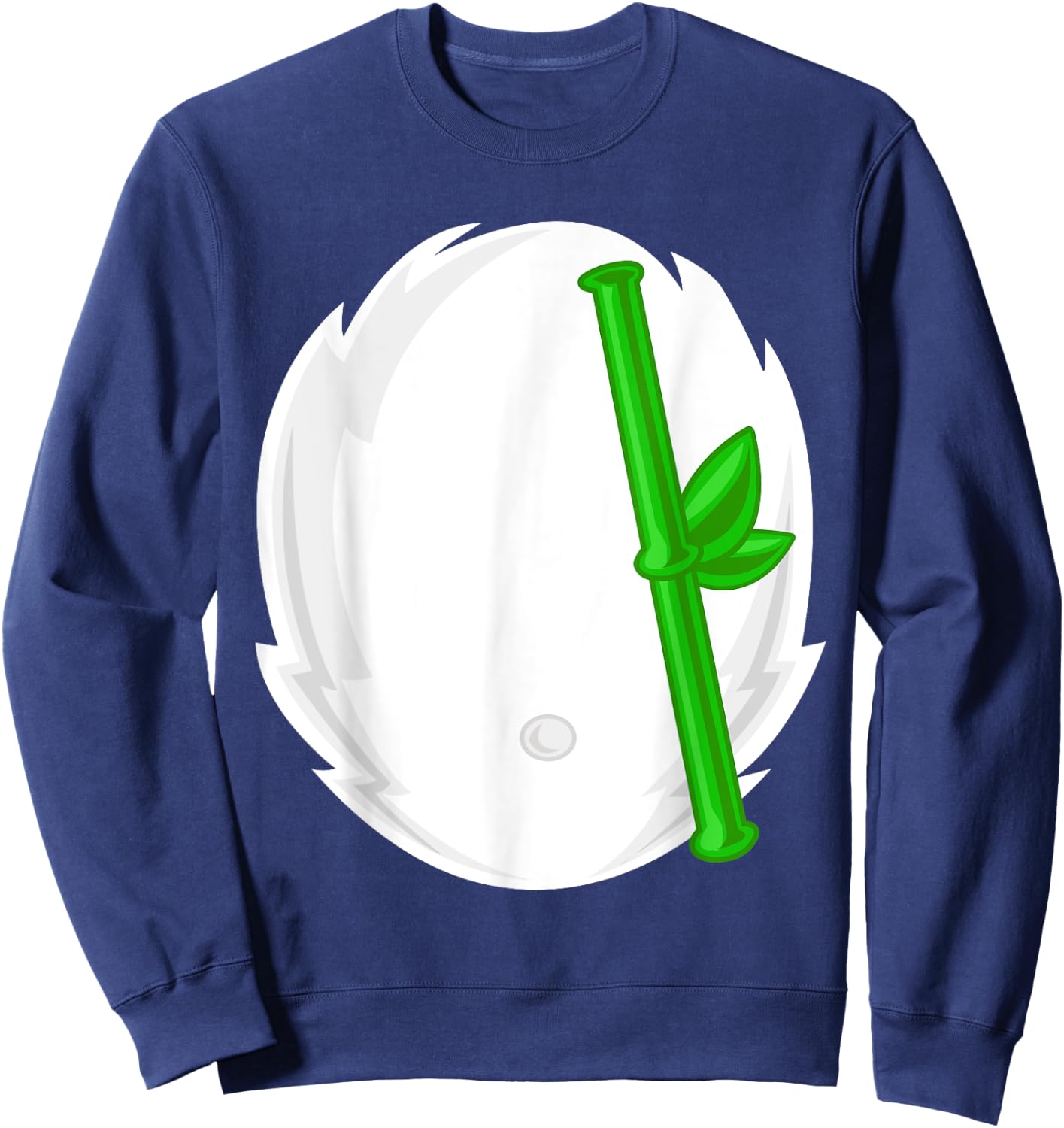Panda Halloween Costume Cute Belly Hairy Men Women Kids Sweatshirt - Sweatshirt | Navy