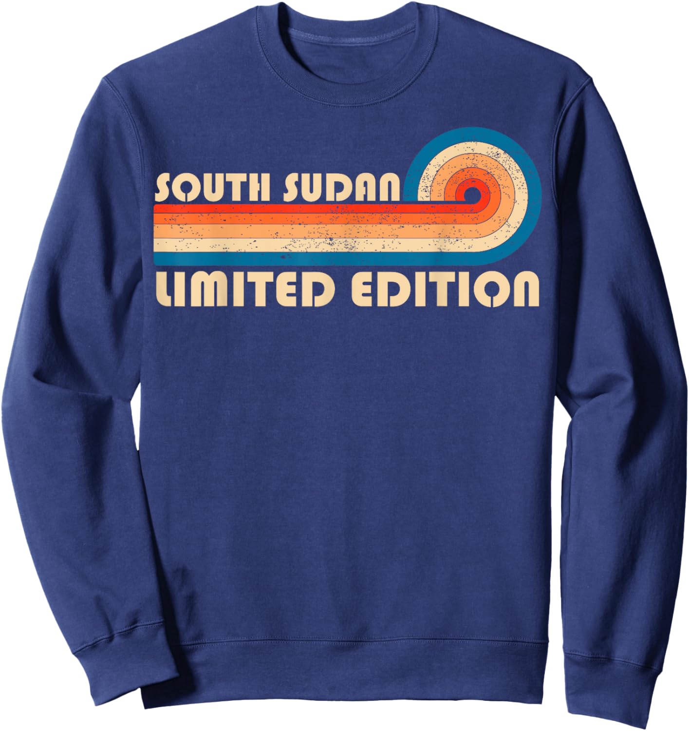 South Sudan Country Travel Vacation Souvenir Sweatshirt - Sweatshirt | Navy