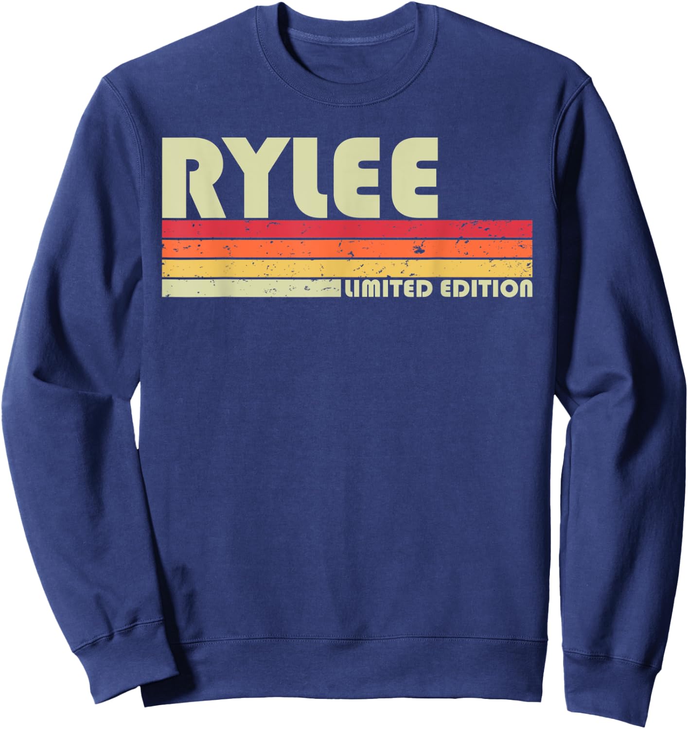 RYLEE Gift Name Personalized Retro Vintage 80s 90s Birthday Sweatshirt - Sweatshirt | Navy