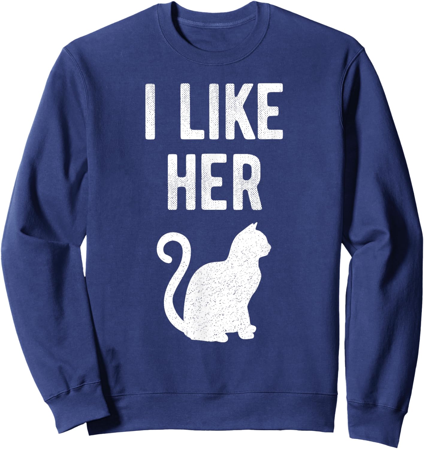 Naughty Kink BDSM Pussy Boyfriend Husband Couple Matching Sweatshirt - Sweatshirt | Navy