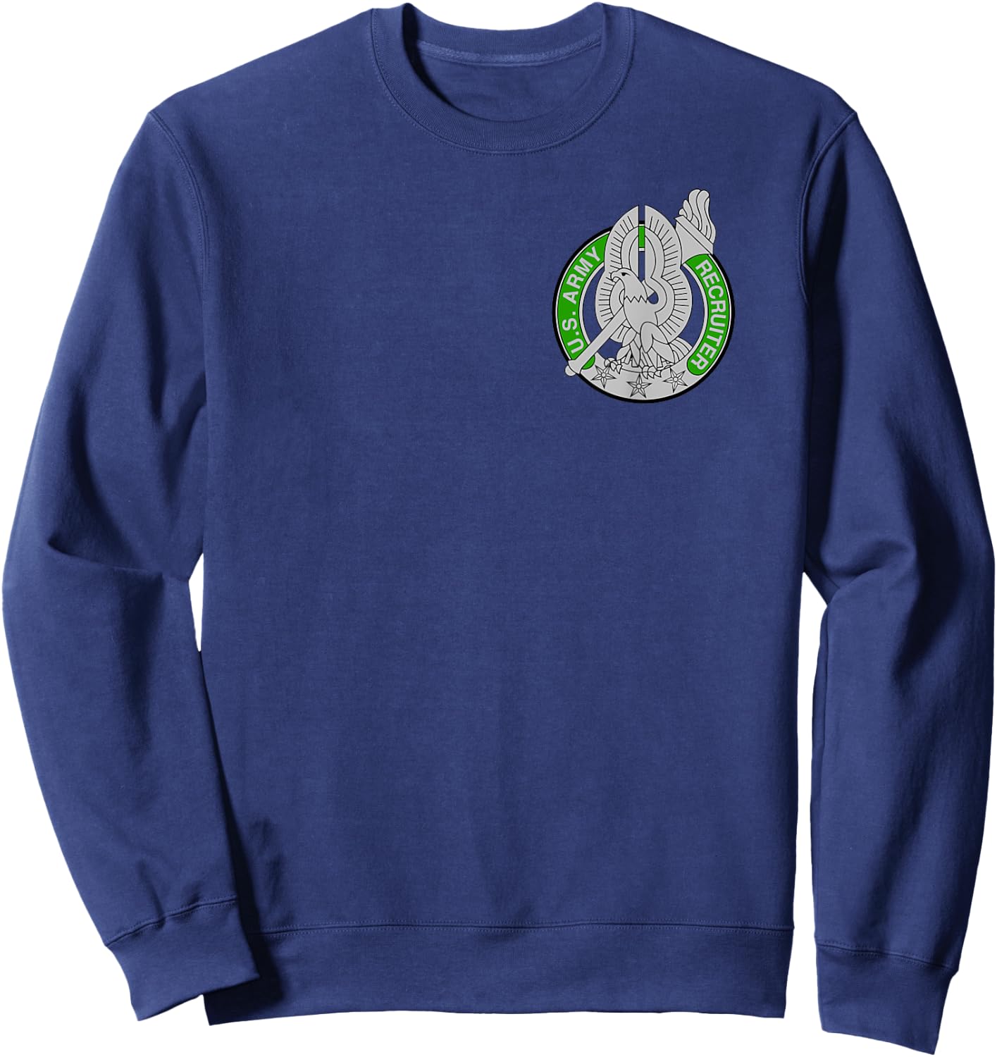 Basic Recruiter Identification Badge - US Army Sweatshirt - Sweatshirt | Navy