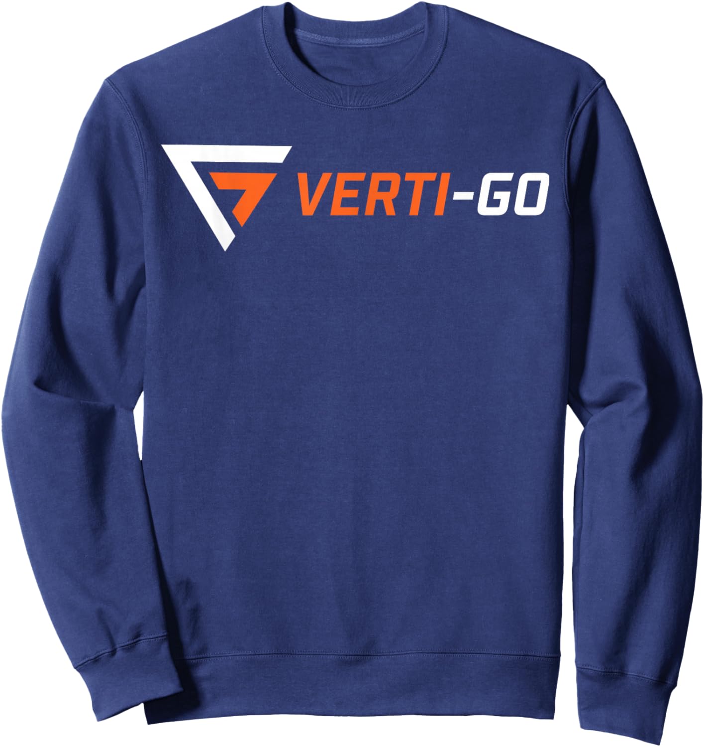 Verti-Go Orange White Sweatshirt - Sweatshirt | Navy