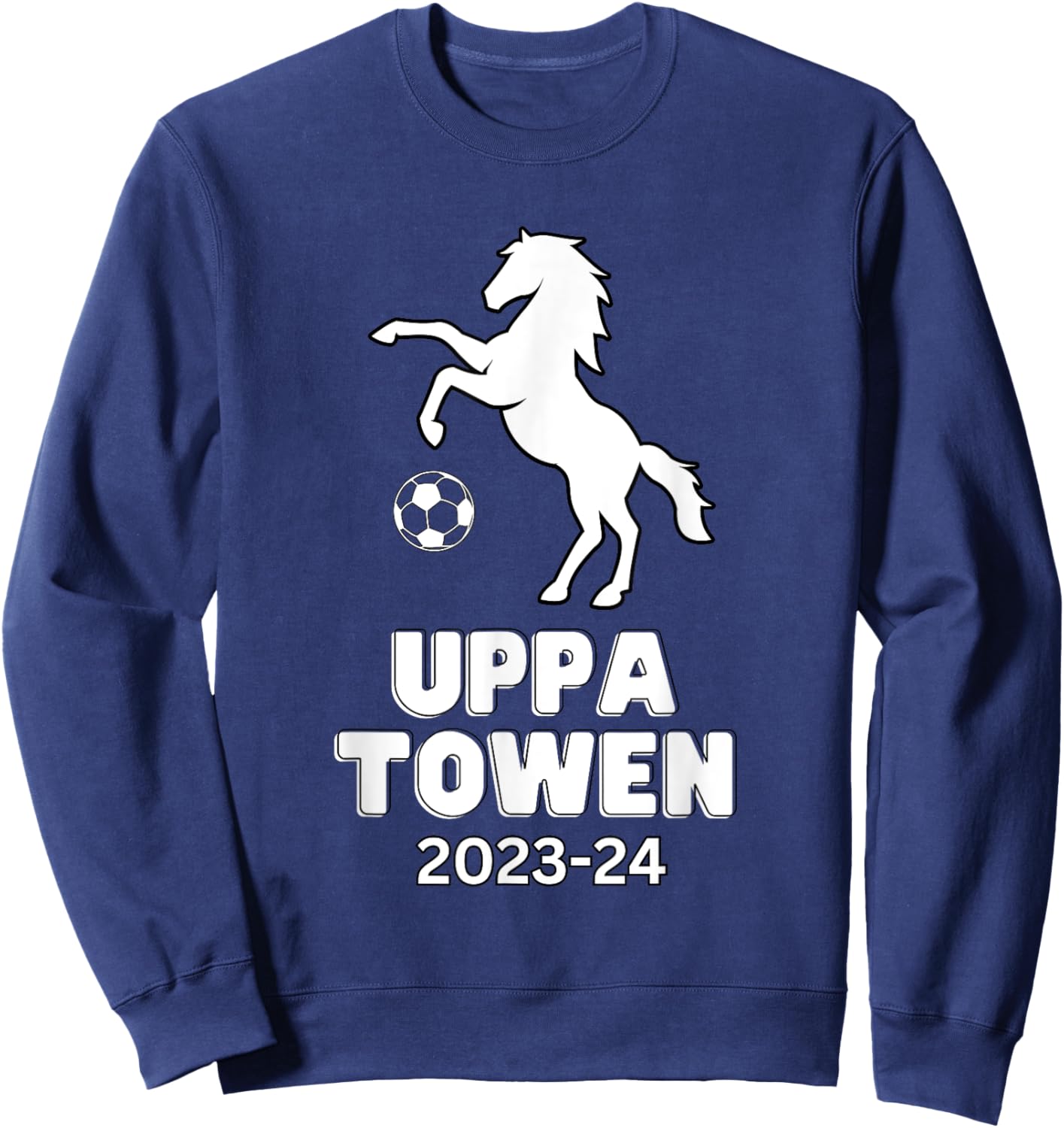 Football Top Uppa Town Tractor Boys 2024 Ipswich Town Sweatshirt - Sweatshirt | Navy