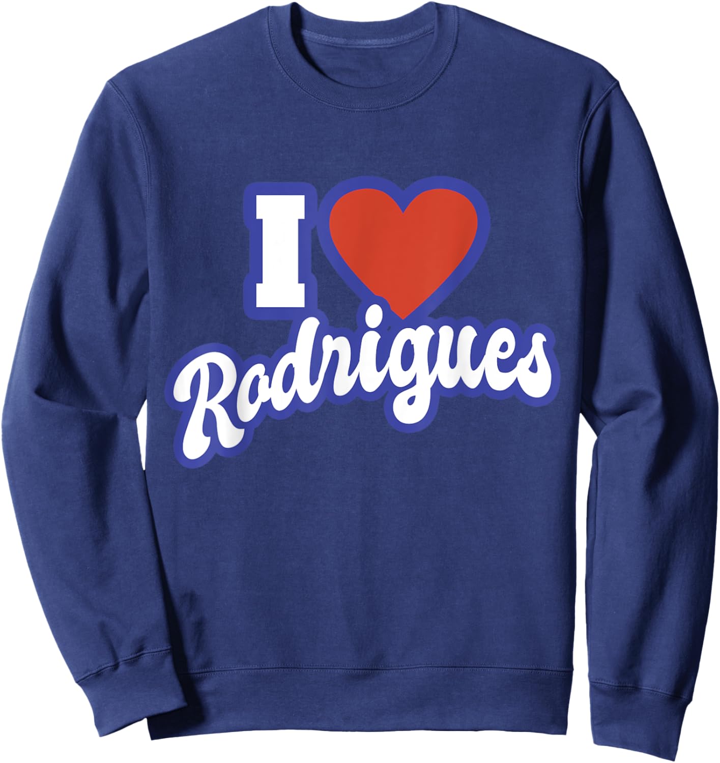 I Love Rodrigues Sweatshirt - Sweatshirt | Navy