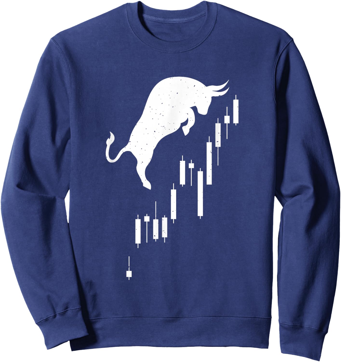 Best Stock Market Art Women Stock Broker Day Trading Sweatshirt - Sweatshirt | Navy