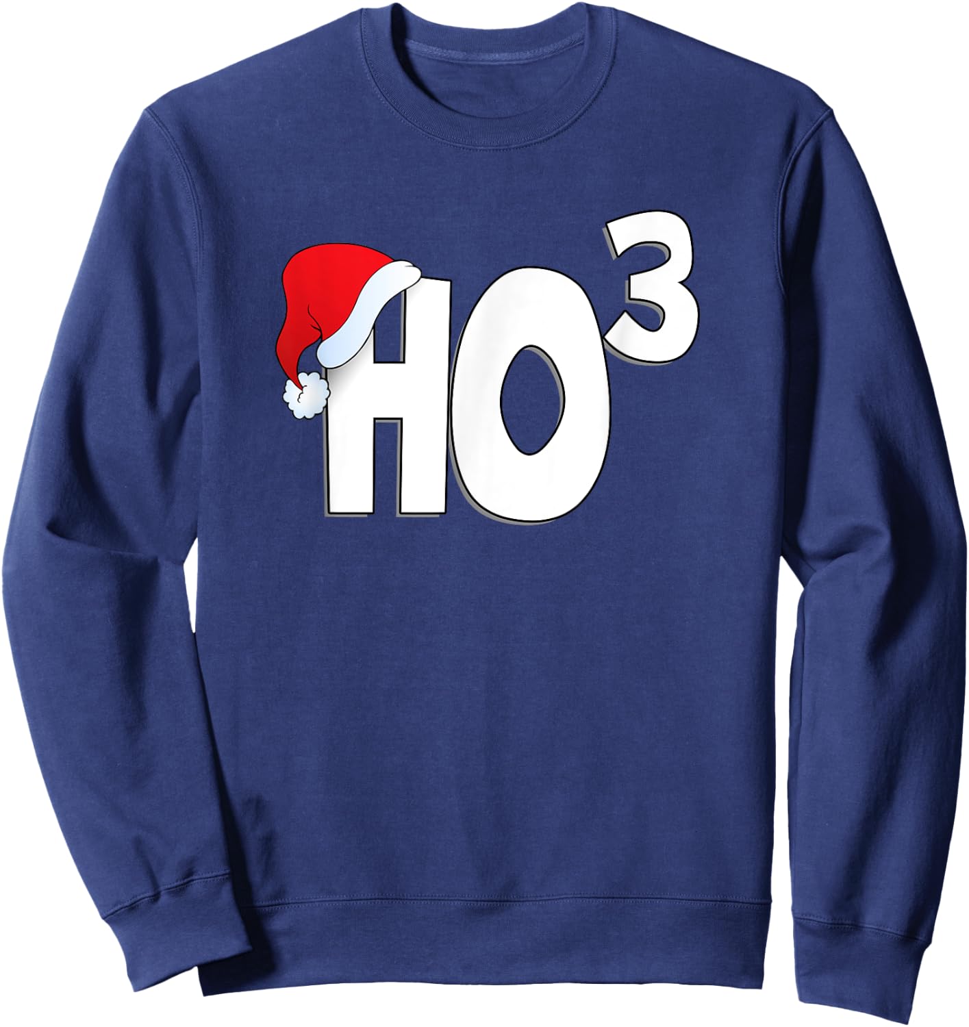 Ho Ho Ho High 3 - Funny Christmas Lovers Statement Sweatshirt - Sweatshirt | Navy