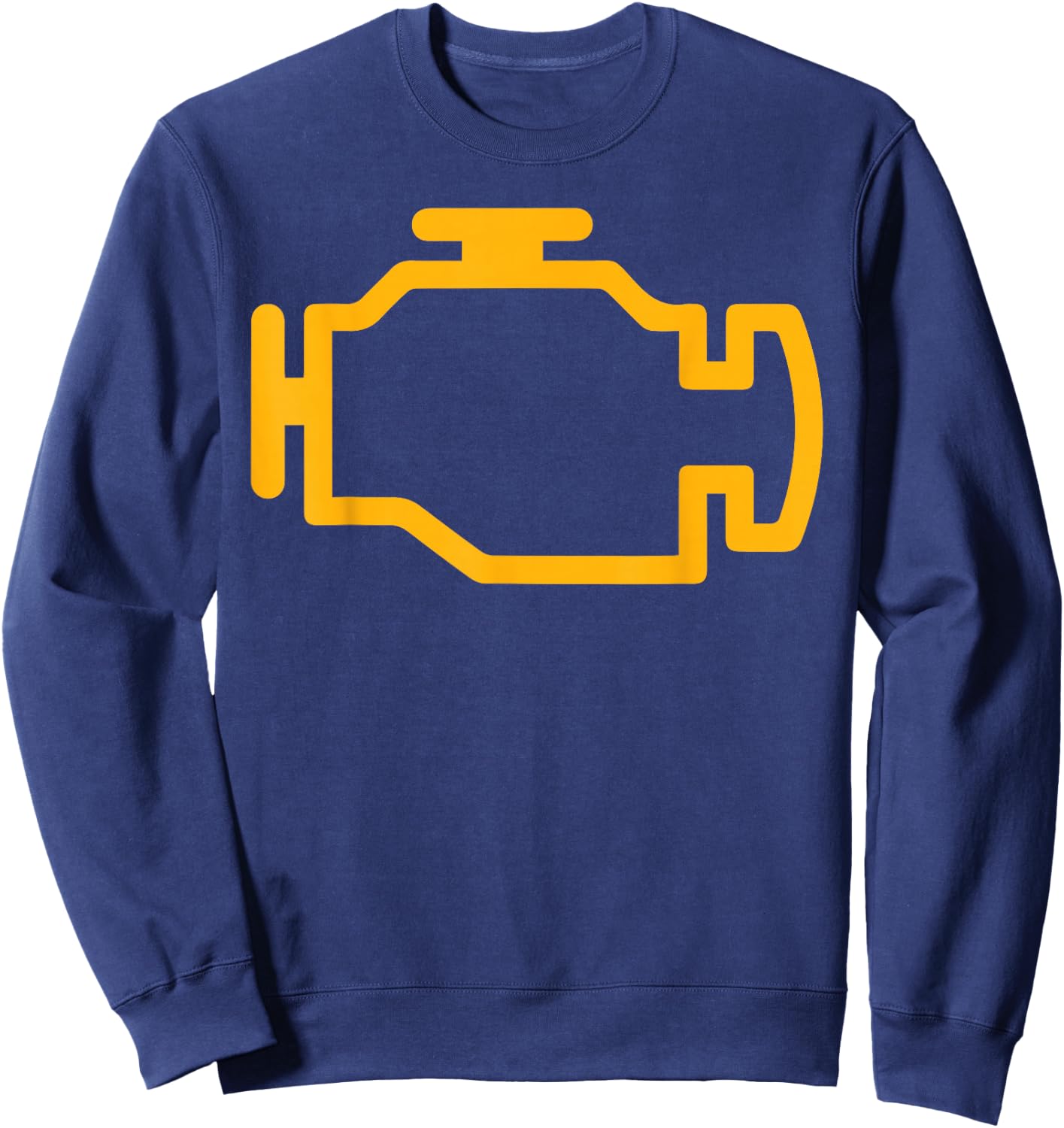 Check Engine Light Sweatshirt - Sweatshirt | Navy
