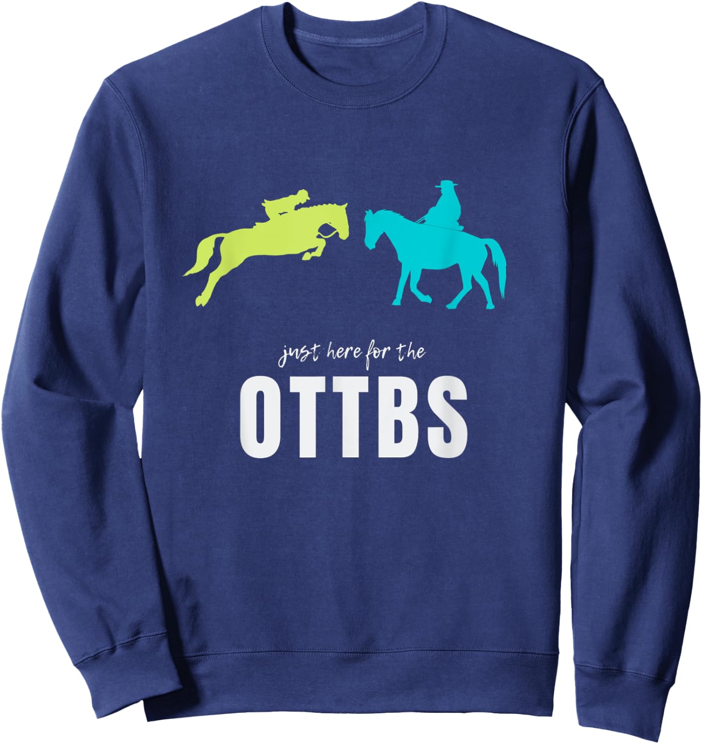 Off Track Thoroughbred, OTTB Sweatshirt - Sweatshirt | Navy
