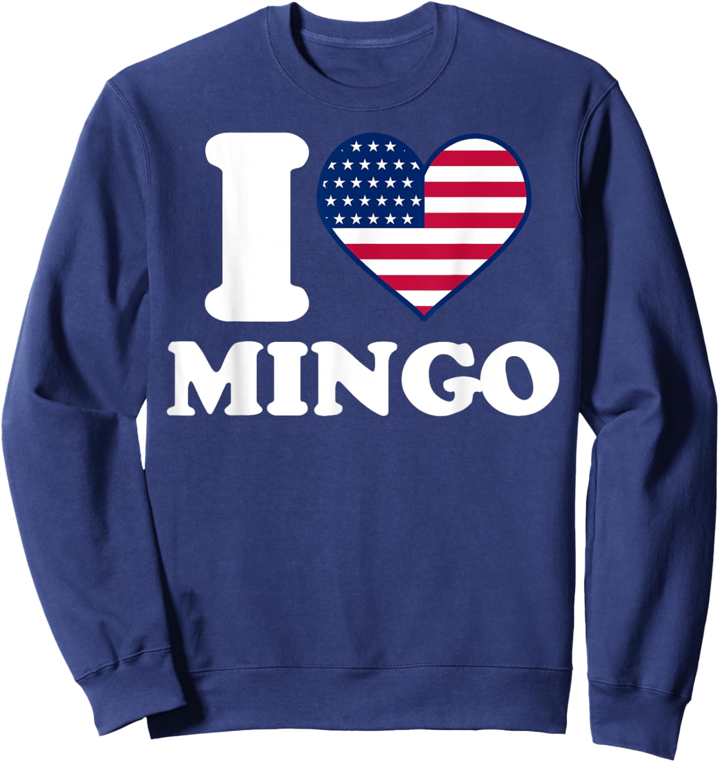 I love Mingo I heart Mingo Sweatshirt - Sweatshirt | Navy