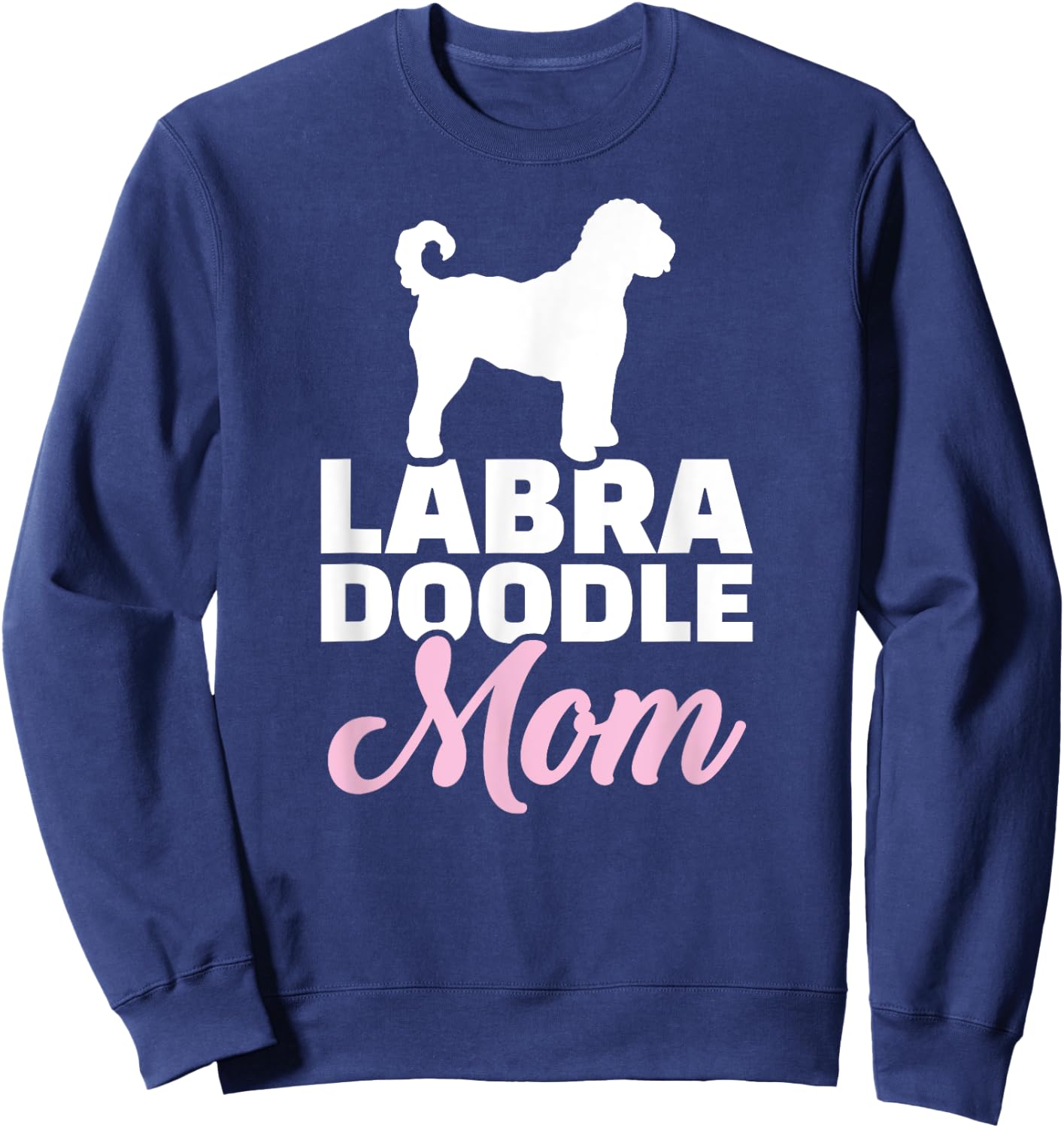 Labradoodle mom Sweatshirt - Sweatshirt | Navy
