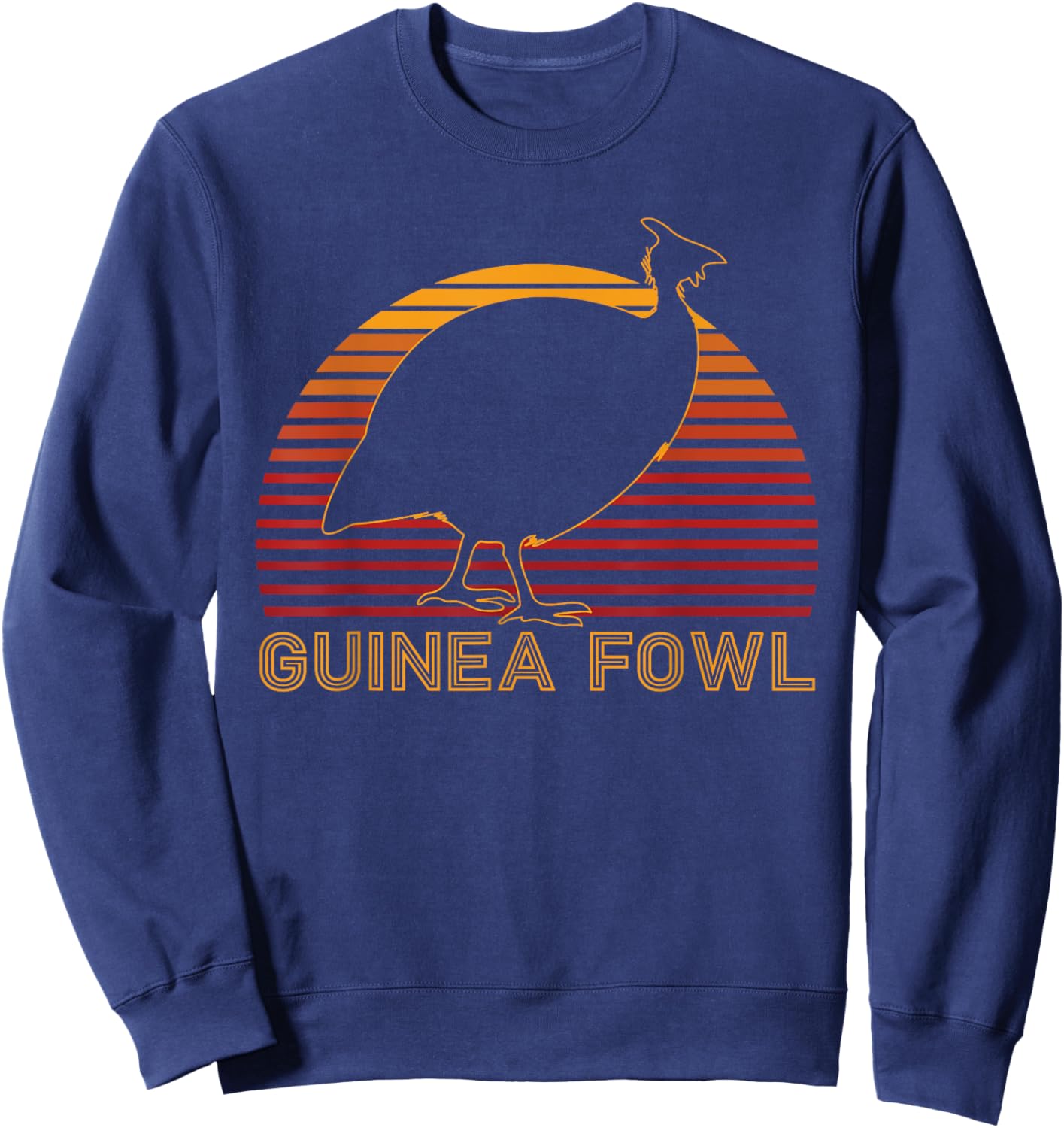 Retro Guinea Fowl Sweatshirt - Sweatshirt | Navy